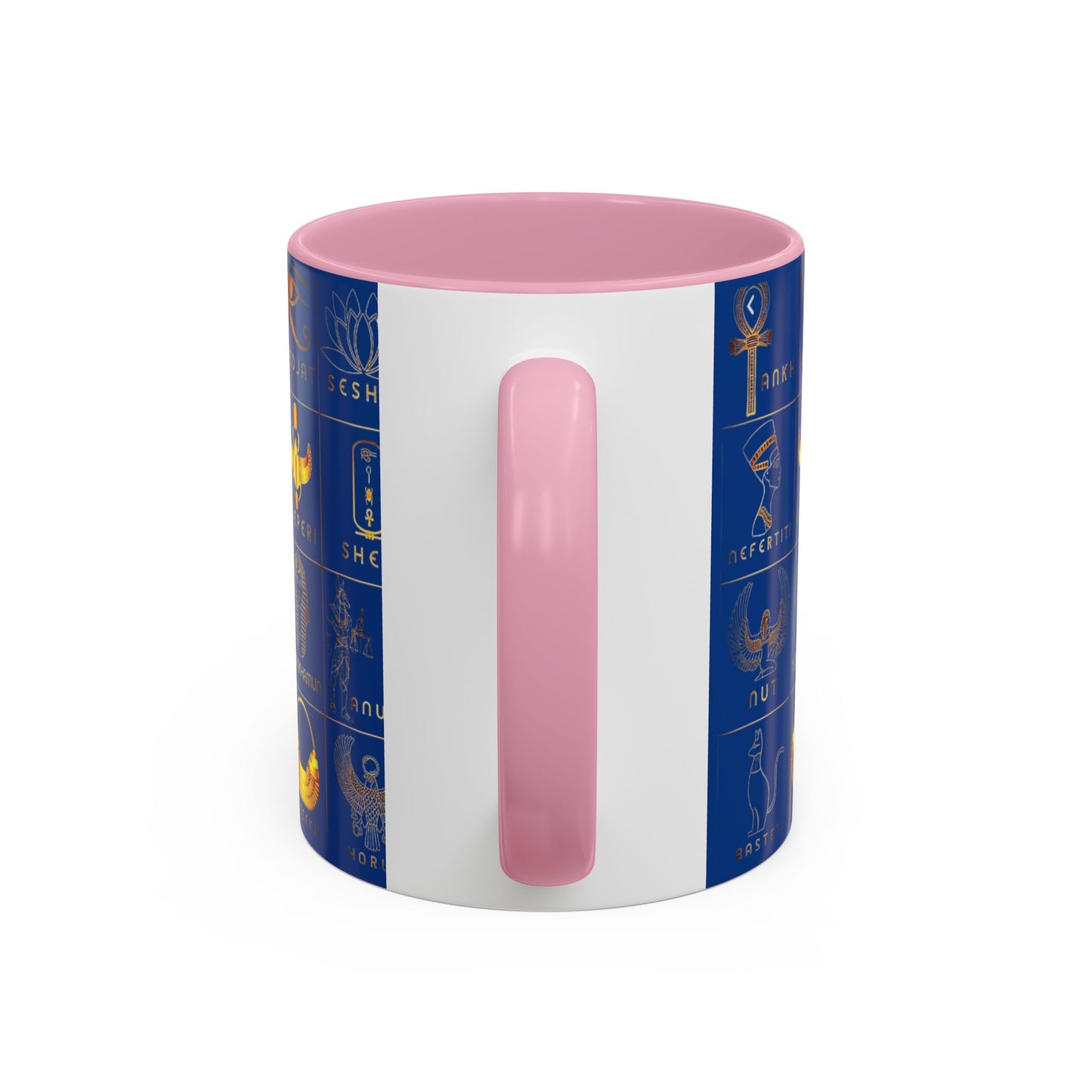 Egyptian Themed Mug, Colorful Coffee Cup, Unique Gift for Her, Art Print Mug, Home Decor, Office Tumbler, Coffee Lover Gift