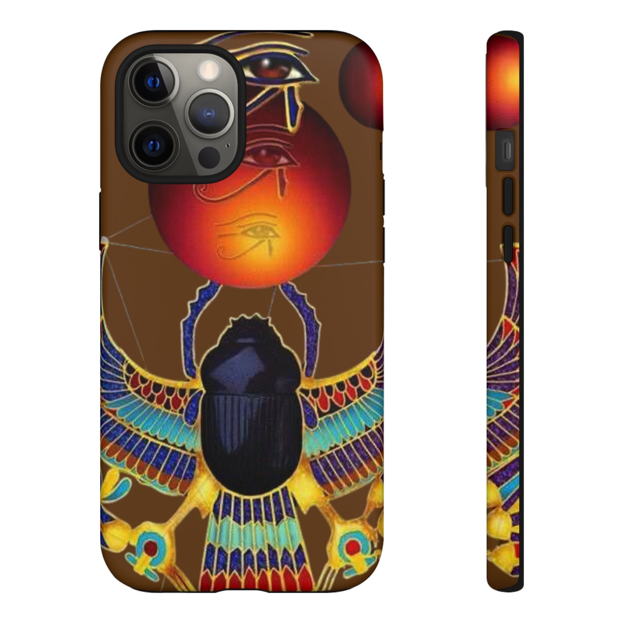 Egyptian Scarab Phone Case | Tough Cases for Unique Style, Protective Cases, Artistic Phone Covers, Gifts for Art Lovers