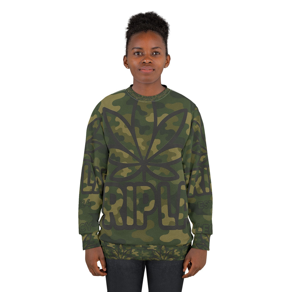 Camo Leaf Trip Lab Unisex Sweatshirt