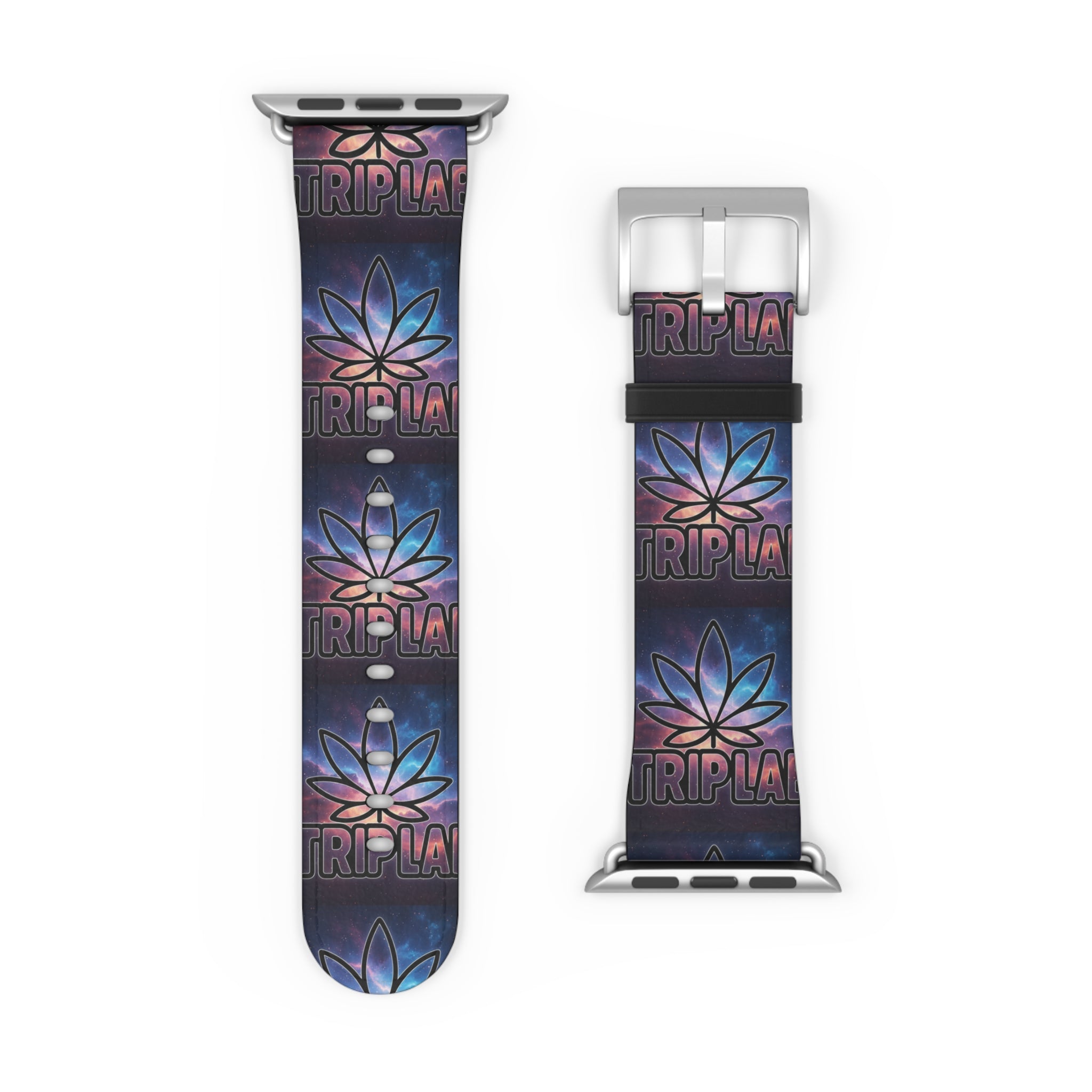 Fireworks Lotus Watch Band — Floral Galaxy Apple Watch Strap