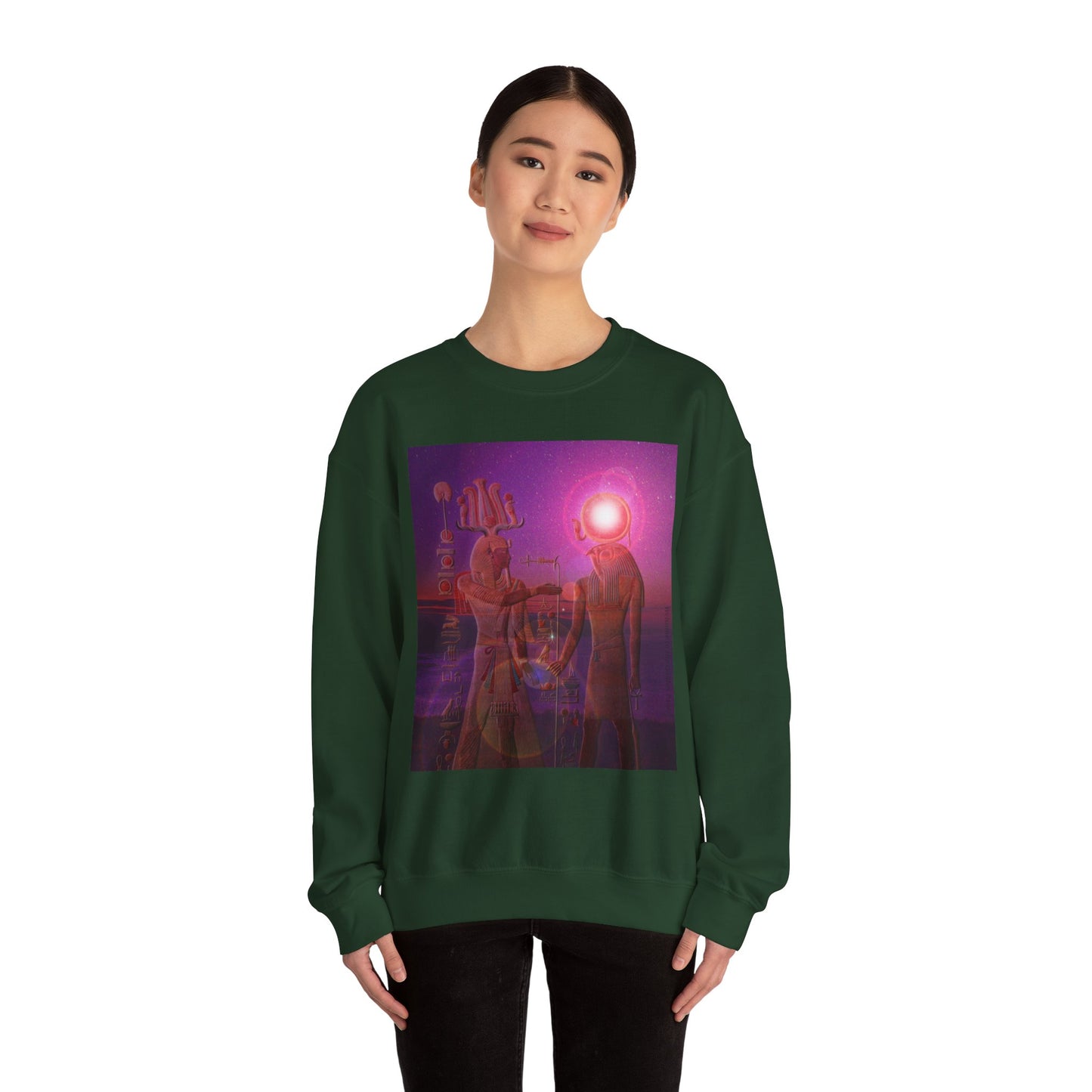 Cosmic Connection Sweatshirt, Unisex Crewneck, Space Art Apparel, Gift for Sci-Fi Lovers, Trendy Casual Wear