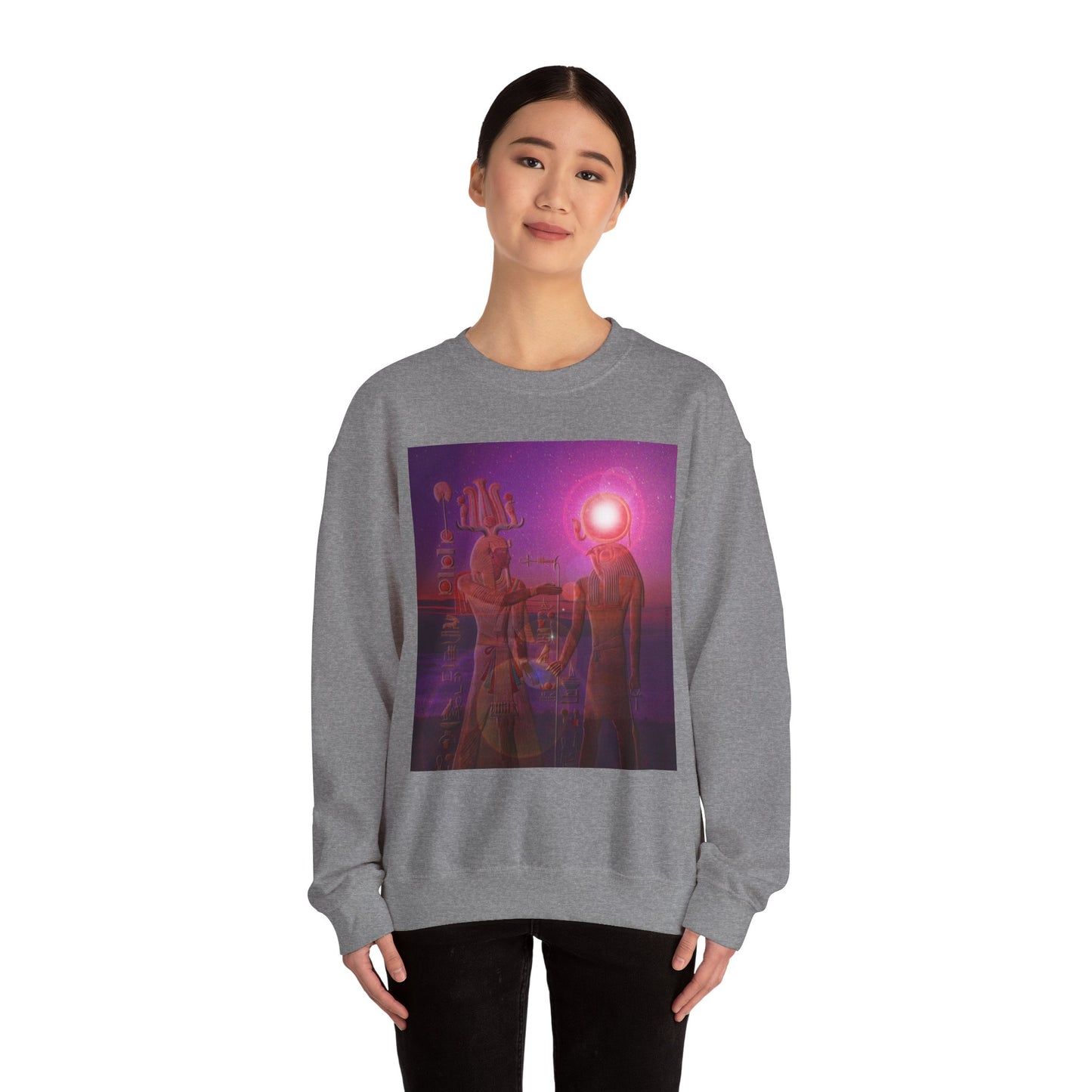 Cosmic Connection Sweatshirt, Unisex Crewneck, Space Art Apparel, Gift for Sci-Fi Lovers, Trendy Casual Wear