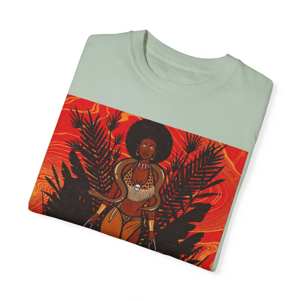 Bold Jungle Goddess Unisex T-Shirt | Vibrant Graphic Tee