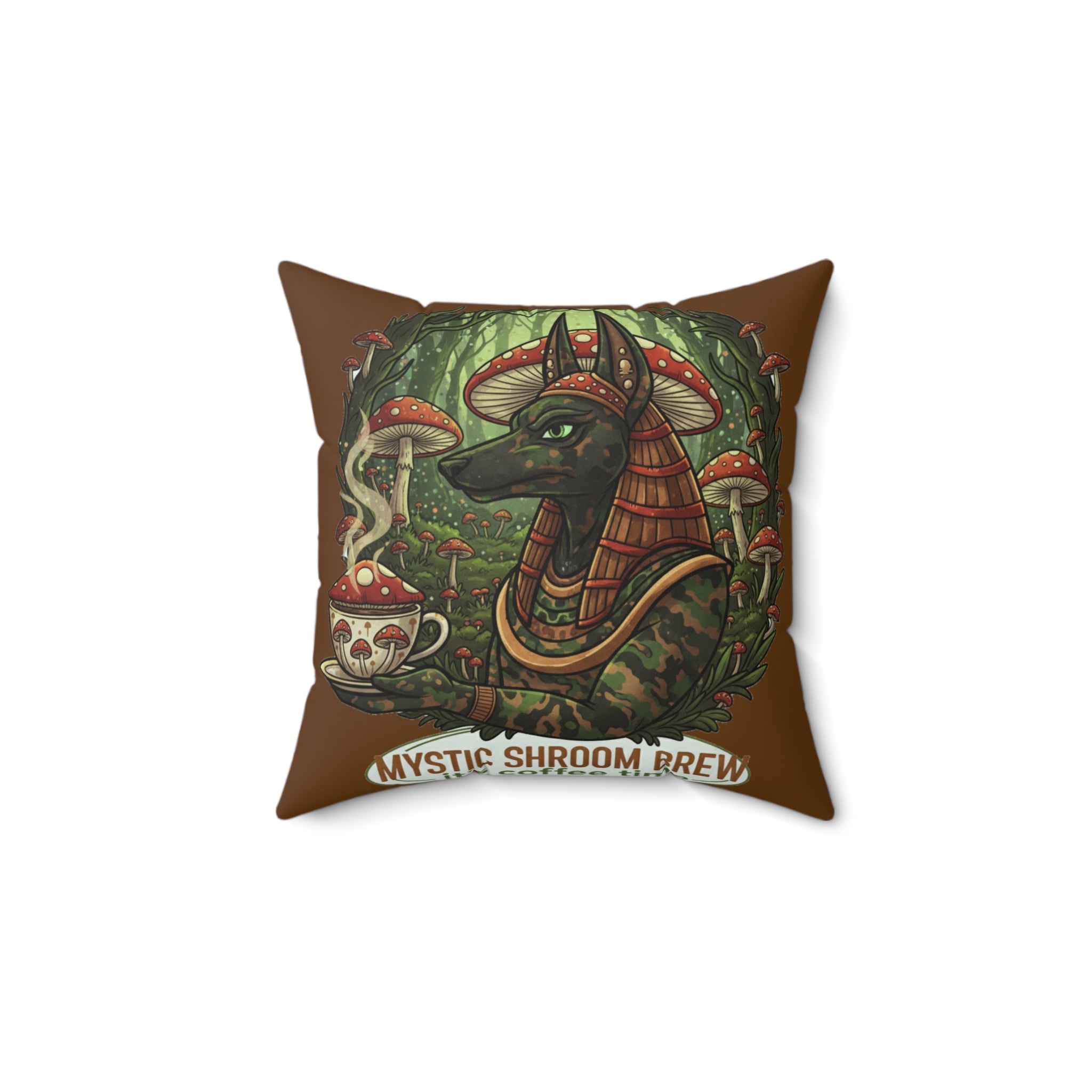 Mystical Animal Square Pillow with Shroom Brew Design, Unique Home Decor, Fantasy Lounge Pillow, Gifts for Nature Lovers, Cozy Accent [...]