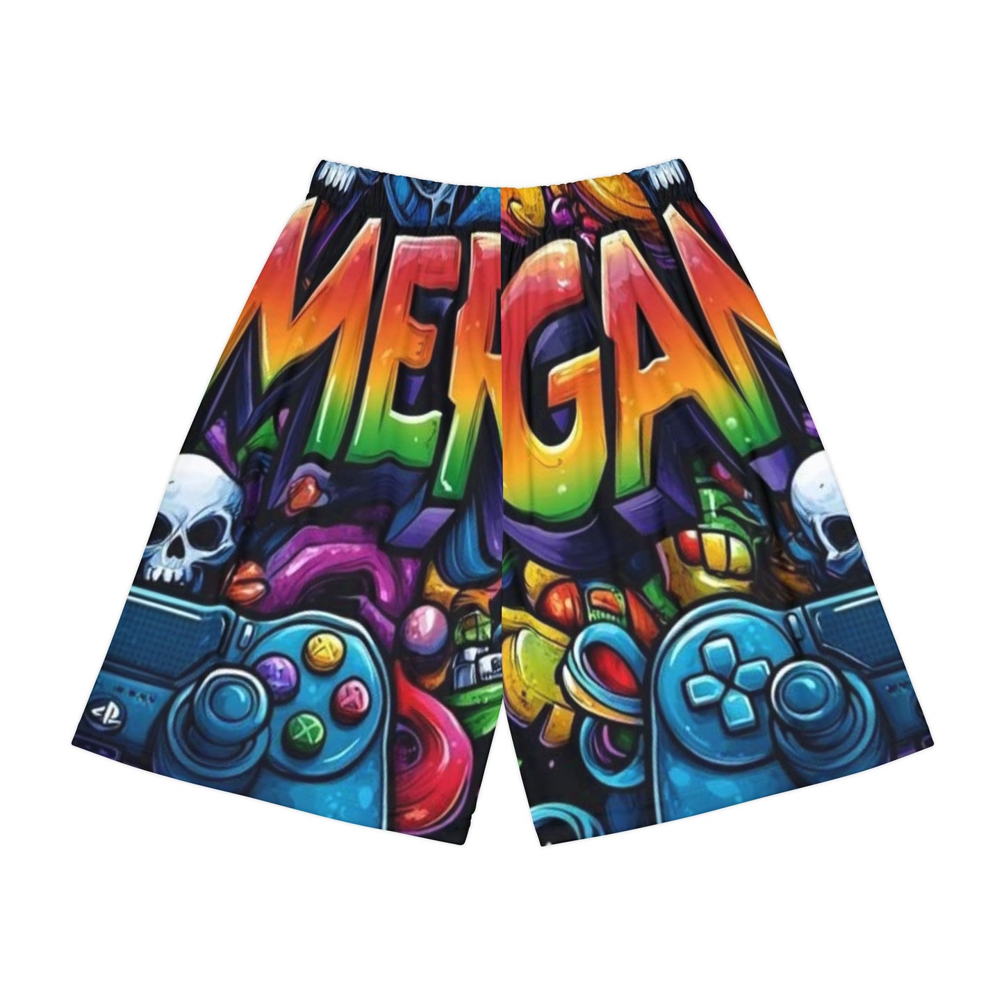 Vibrant Gamer Men's Sports Shorts, Perfect for Gaming Sessions, Summer Wear, Casual Outings, Gift for Gamers, Fun Activewear