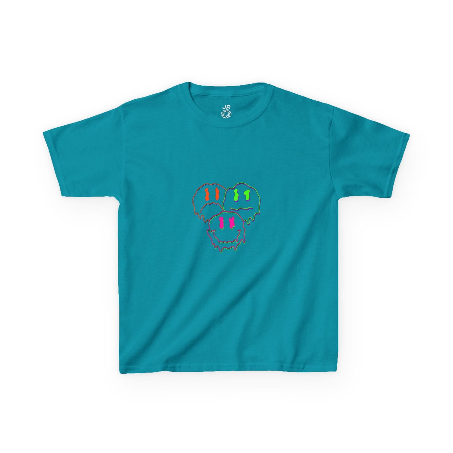 Colorful Skull Kids Tee - Trendy Graphic Shirt for Kids, Casual Wear, Birthday Gift, Party Outfit, Summer Fun