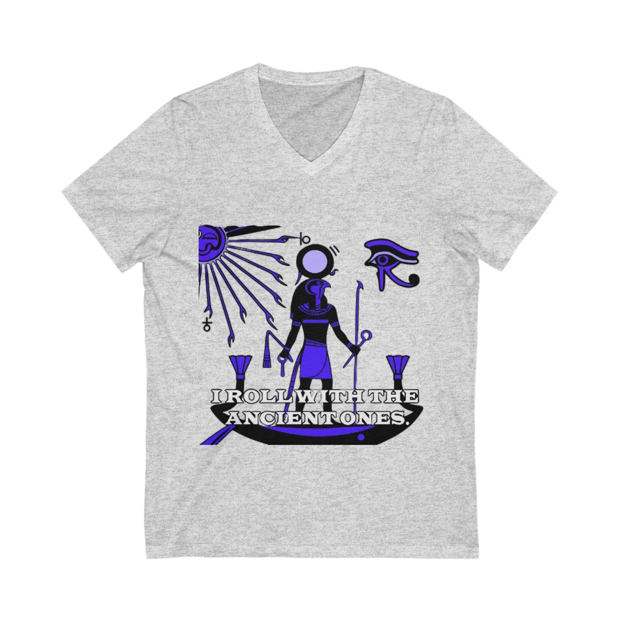 Unisex Jersey Short Sleeve V-Neck Tee