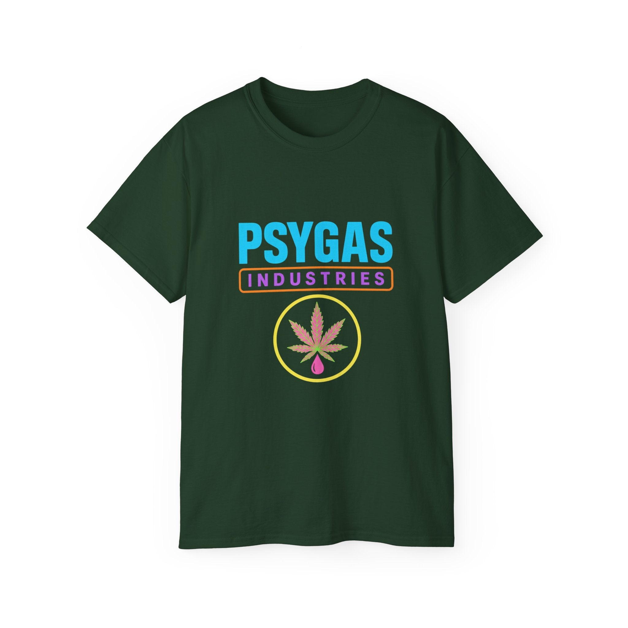 Psychedelic Cannabis Graphic Tee, Unisex Ultra Cotton Shirt for Festivals, Gifts, 420 Celebrations, Casual Wear, Trendy Style