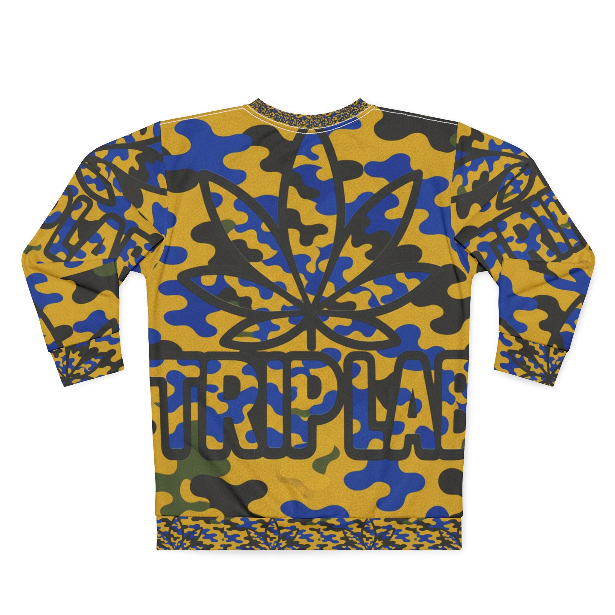 Camo Weed Leaf Sweatshirt