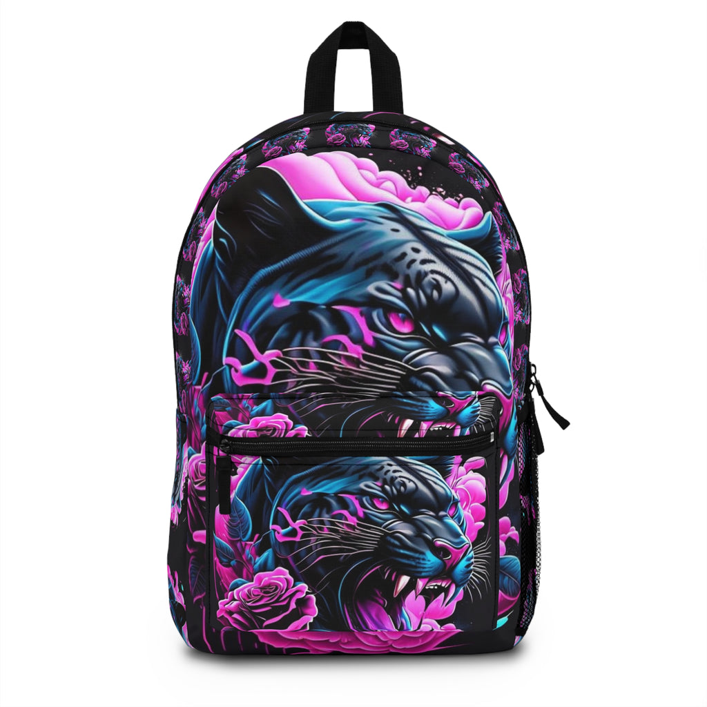 Fierce Panther Backpack | Stylish School Bag, Trendy Travel Gear, Unique Gift, Wild Animal Lover Accessory, Statement Piece