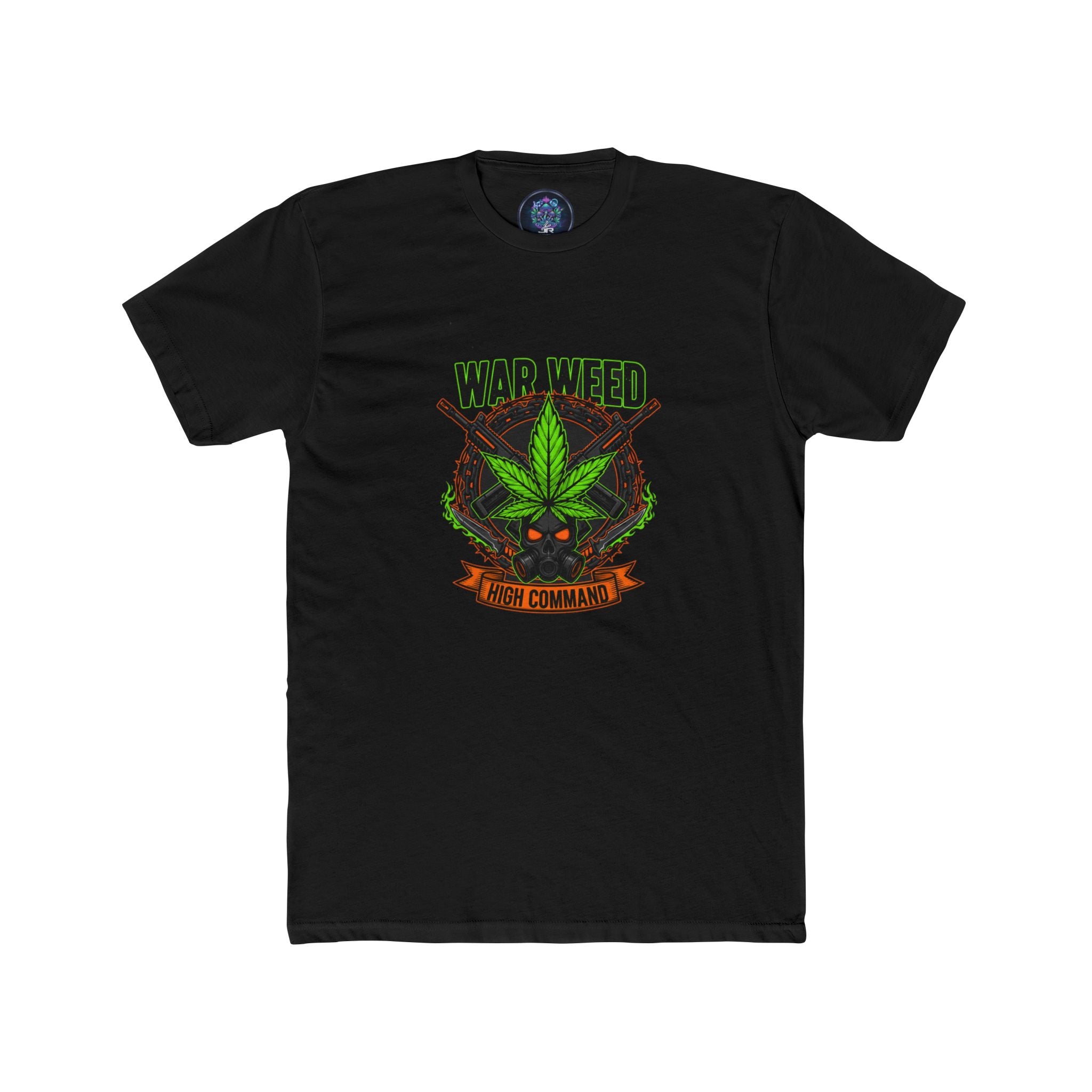 War Weed Unisex Cotton Crew Tee | Cannabis T-Shirt, Funny Shirt, Gift for Stoners, Weed Lovers Tee, 420 Apparel