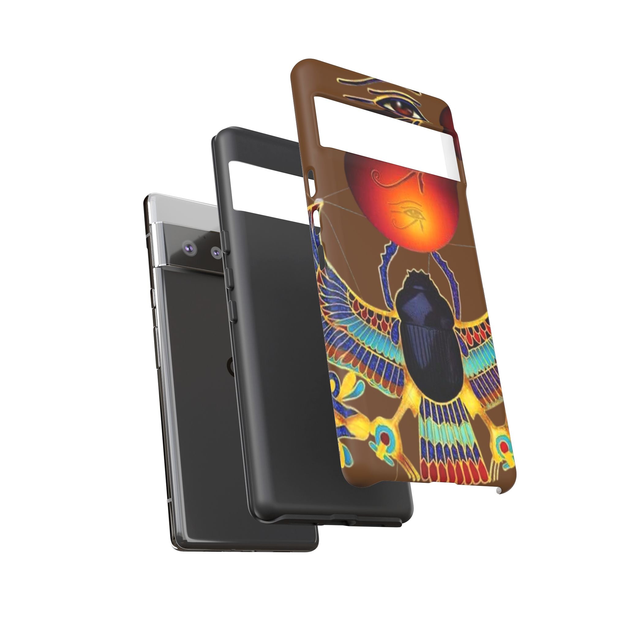 Egyptian Scarab Phone Case | Tough Cases for Unique Style, Protective Cases, Artistic Phone Covers, Gifts for Art Lovers