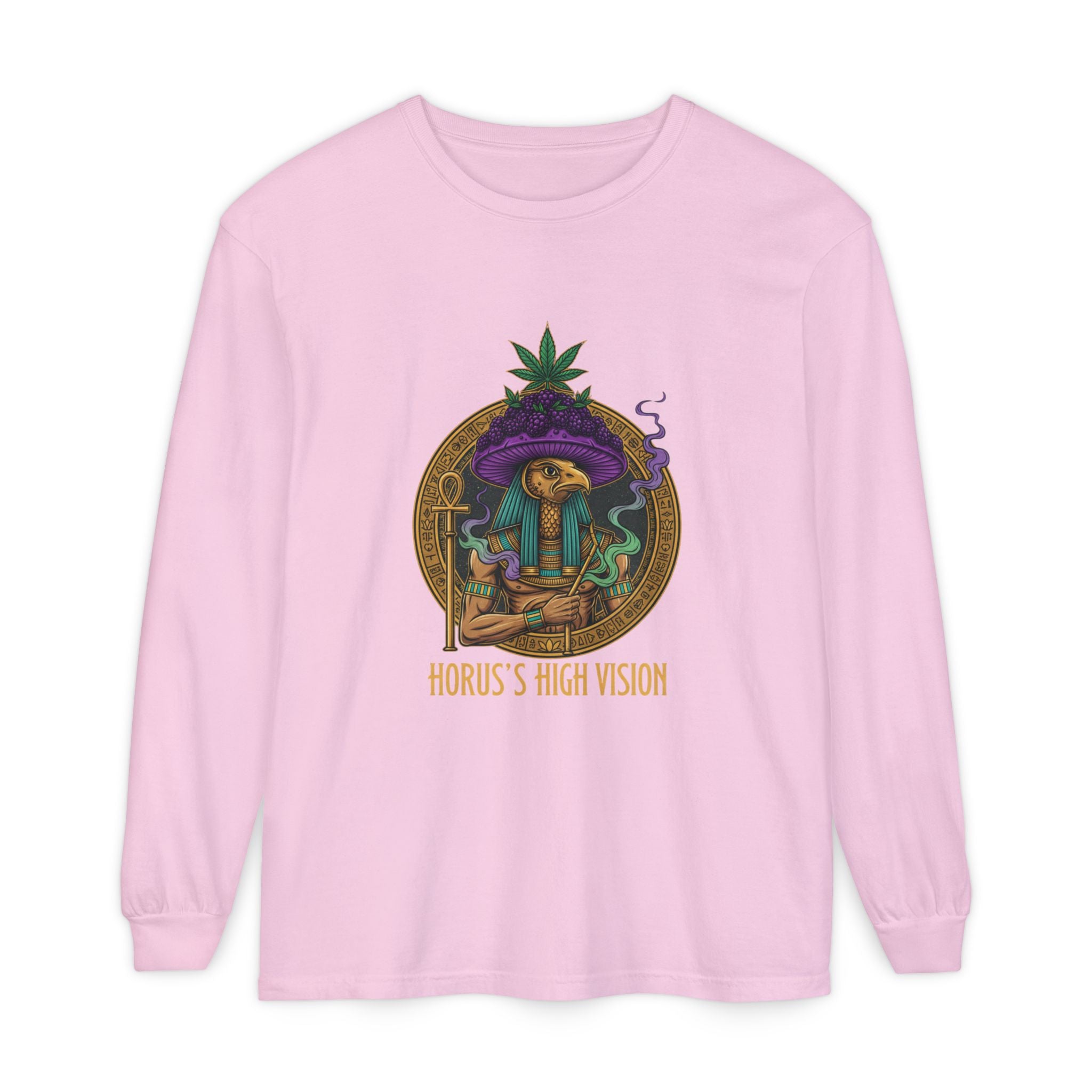 Unisex Garment-dyed Long Sleeve T-Shirt