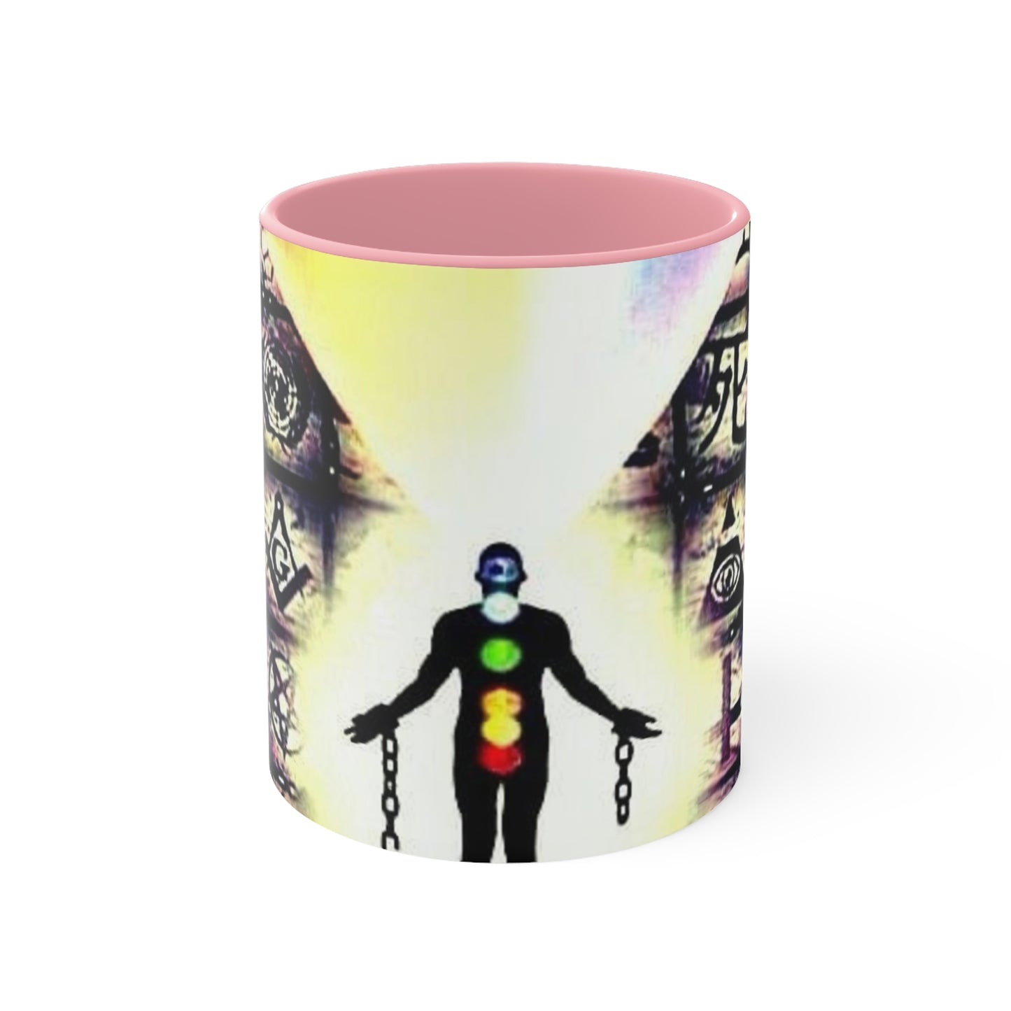Mystical Accent Mugs - Chakra and Symbol Design for Spiritual Awakening