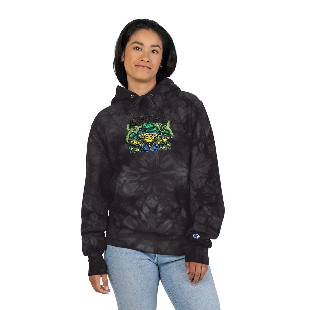 Unisex Champion Tie-Dye Hoodie (Embroidery)