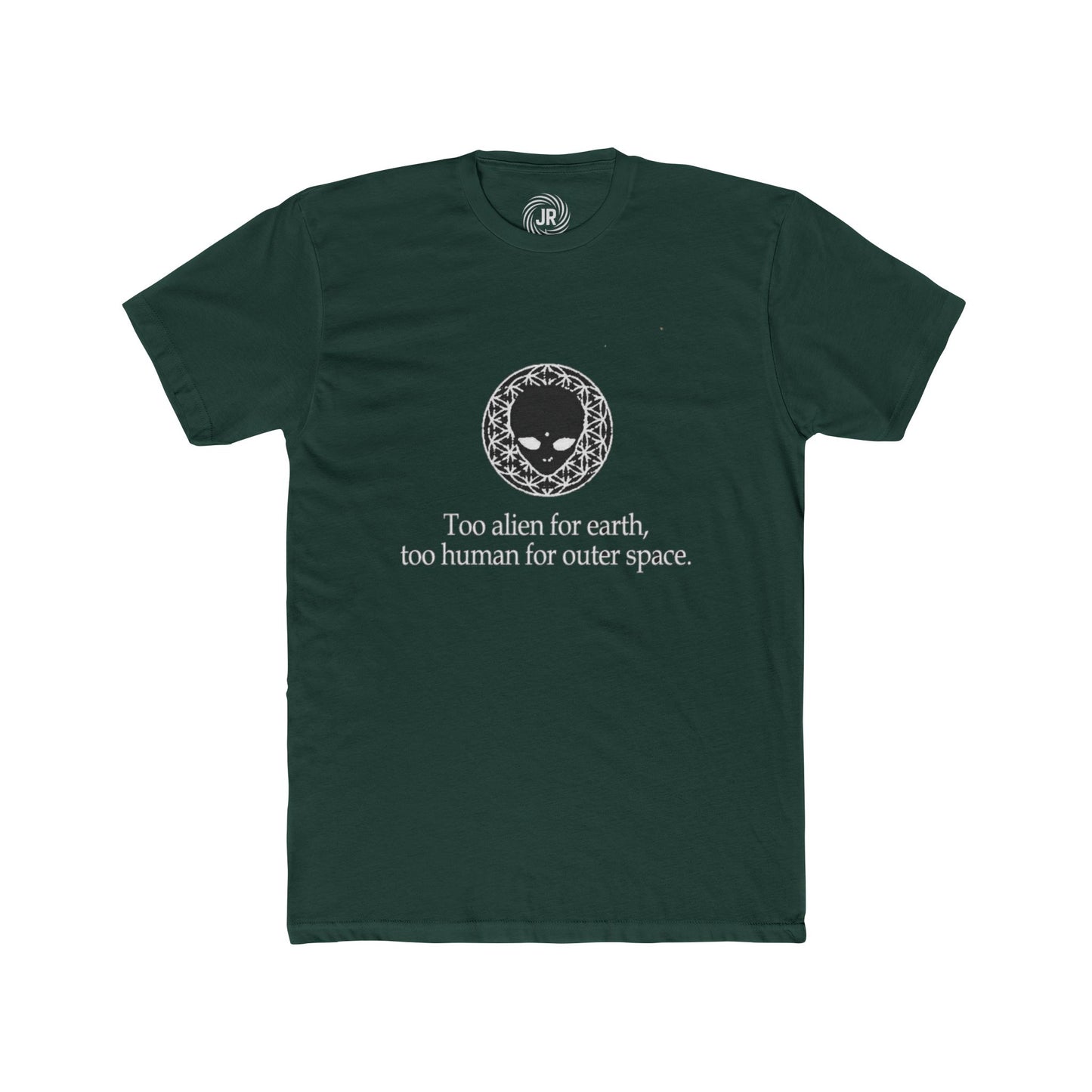 Unisex Alien Graphic Tee - Too Alien for Earth, Space Lovers, Sci-Fi Fans, Casual Outfit, Gift for Nerds, Graphic T-Shirt