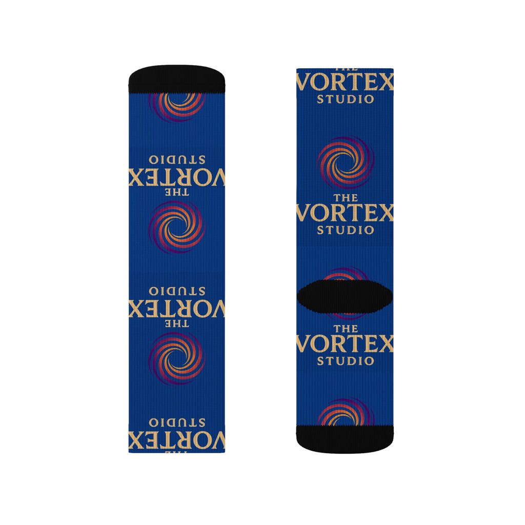 Logo Sublimation Socks — The Vortex Studio Branded Crew Socks