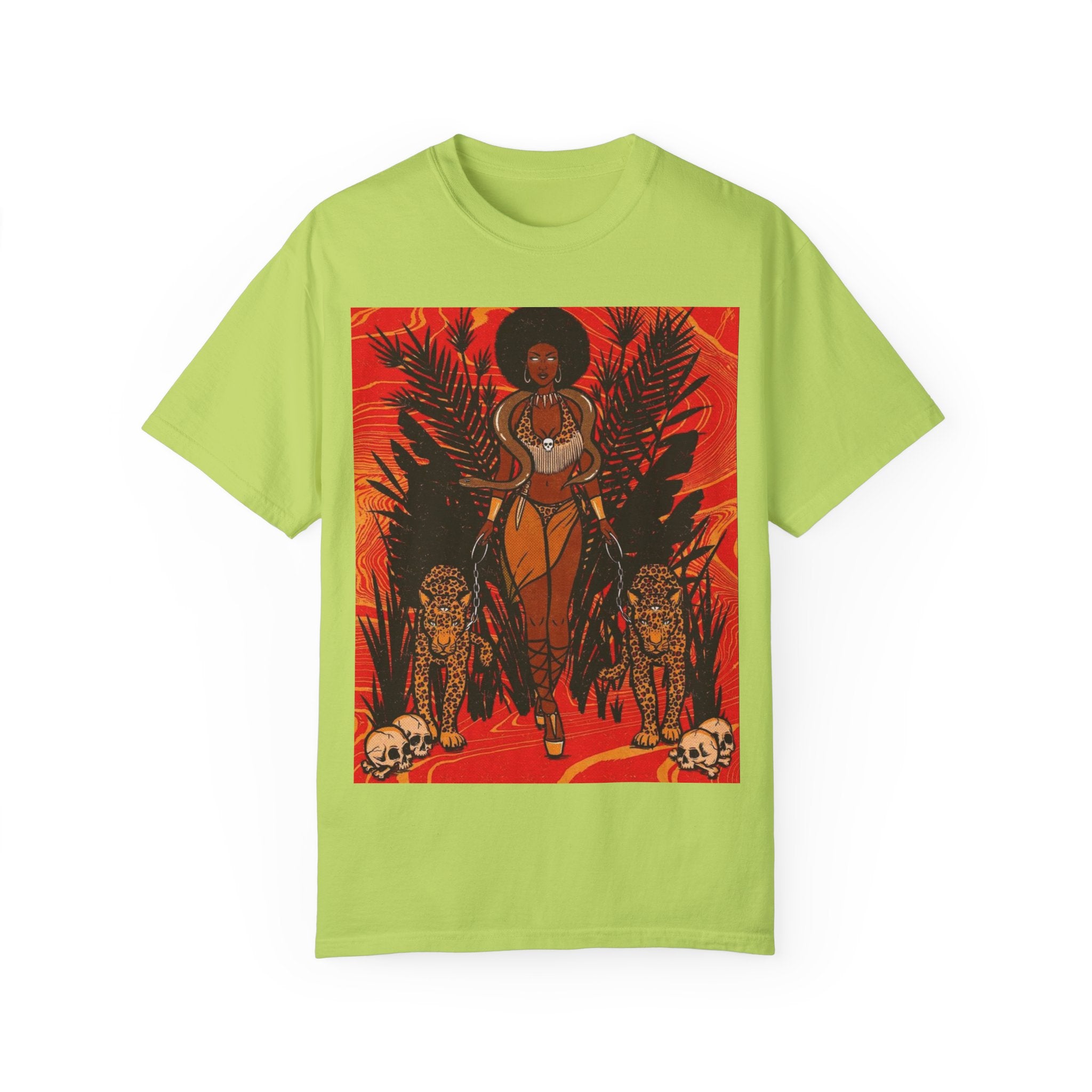Bold Jungle Goddess Unisex T-Shirt | Vibrant Graphic Tee