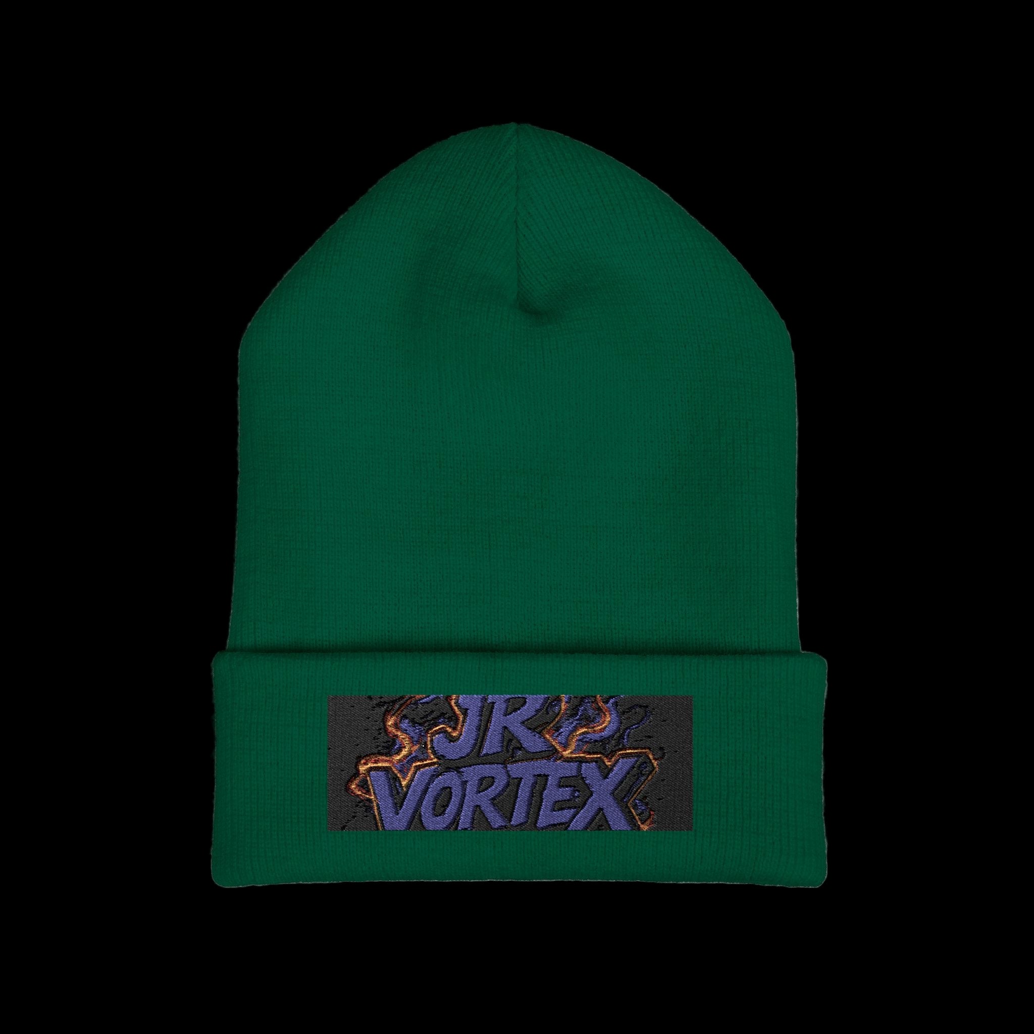 Beanie Hat Embroidered with JR Vortex Design