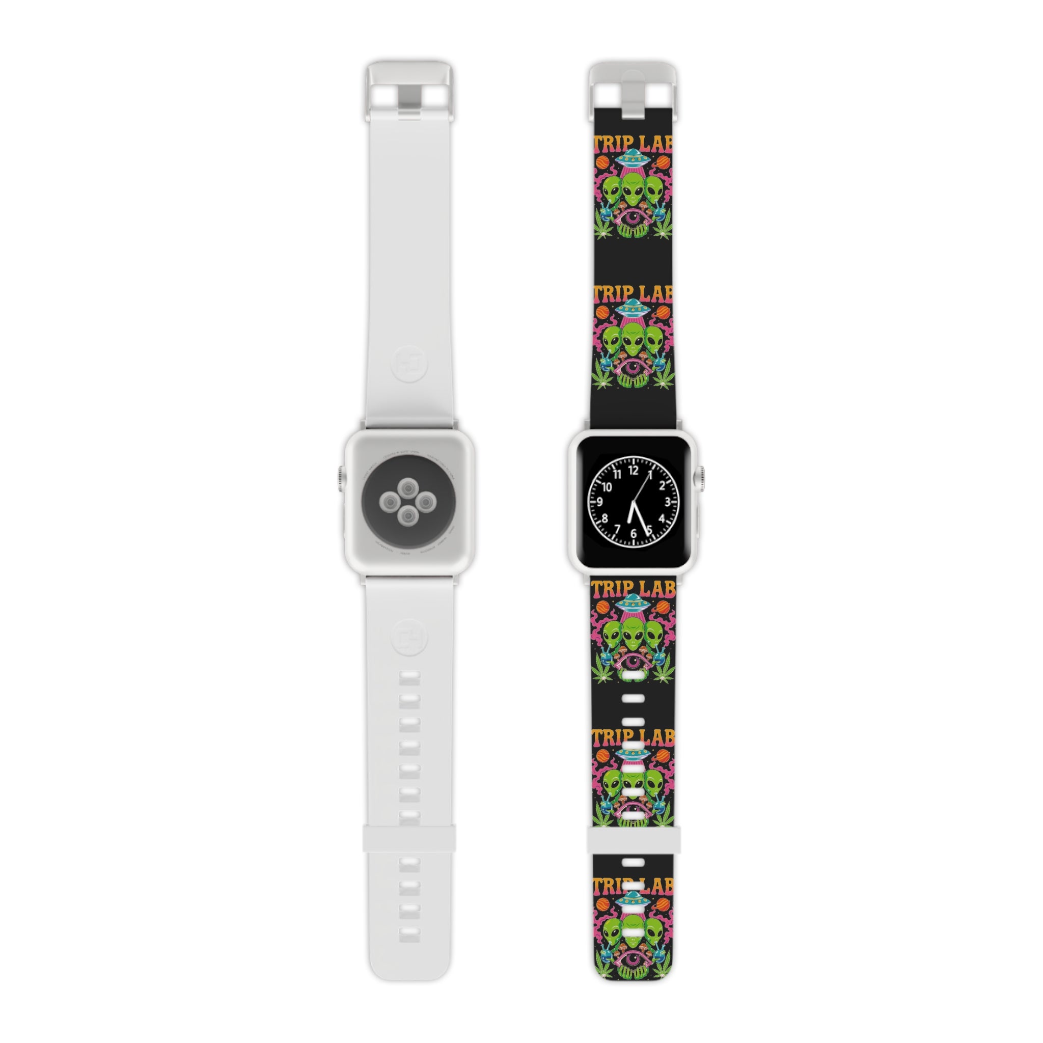 Vibrant Apple Watch Band - Festival Vibes, Trip Lab Design, Colorful Accessories for Music Lovers, Unique Gift Idea, Boho Style