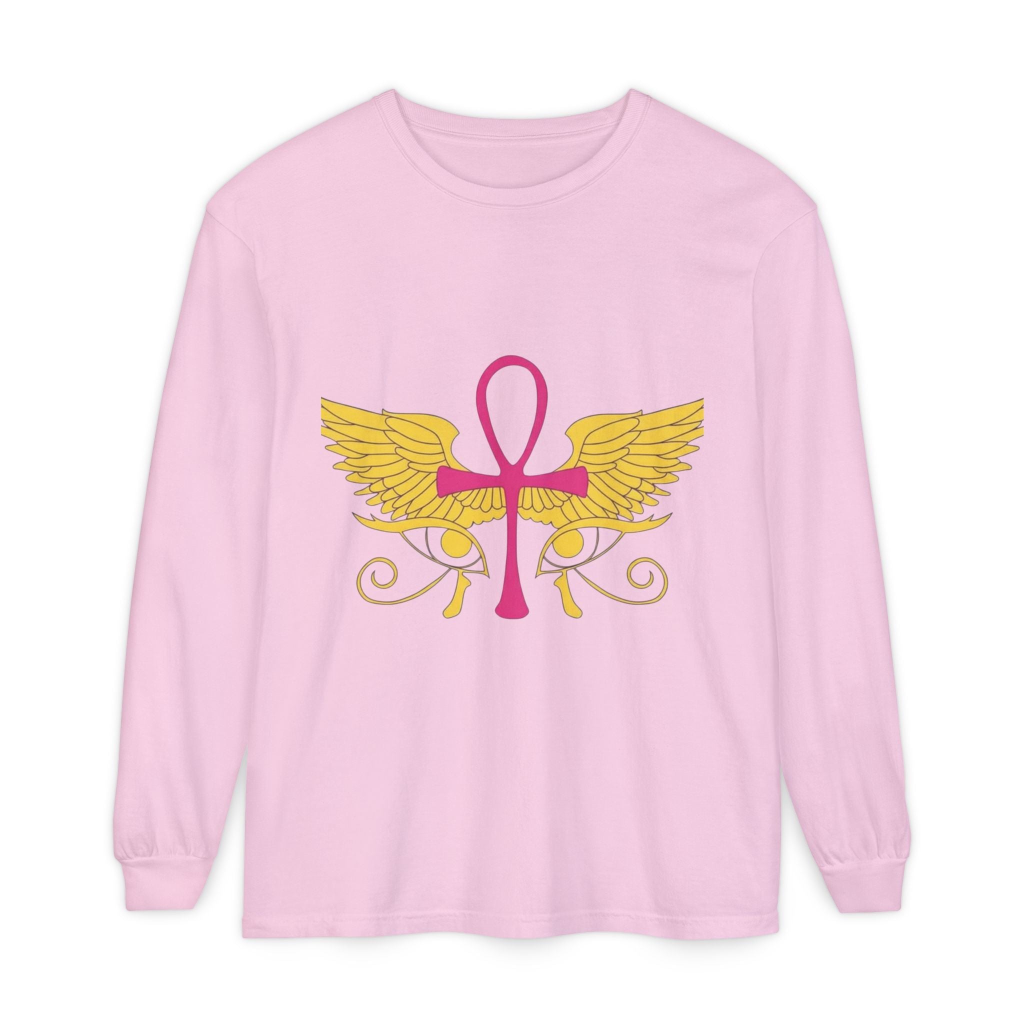 Unisex Garment-dyed Long Sleeve T-Shirt