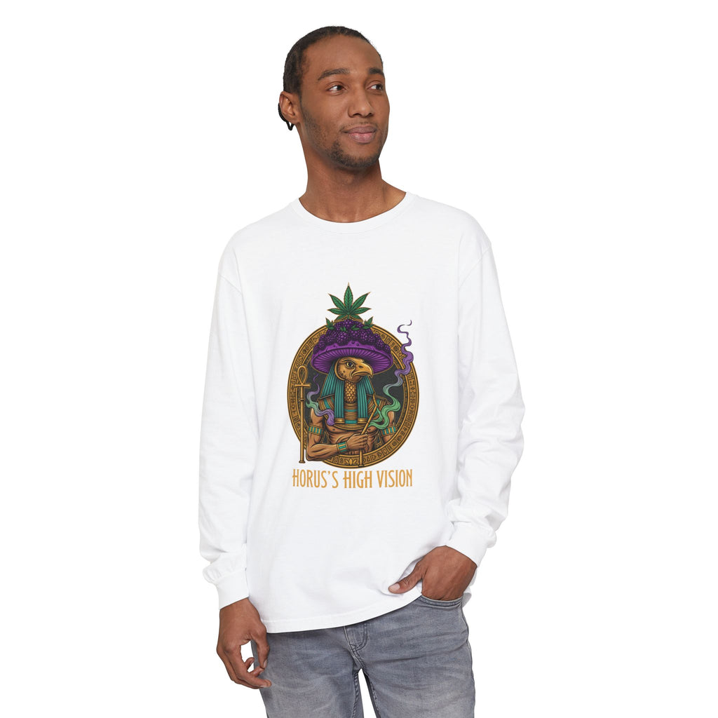 Unisex Garment-dyed Long Sleeve T-Shirt