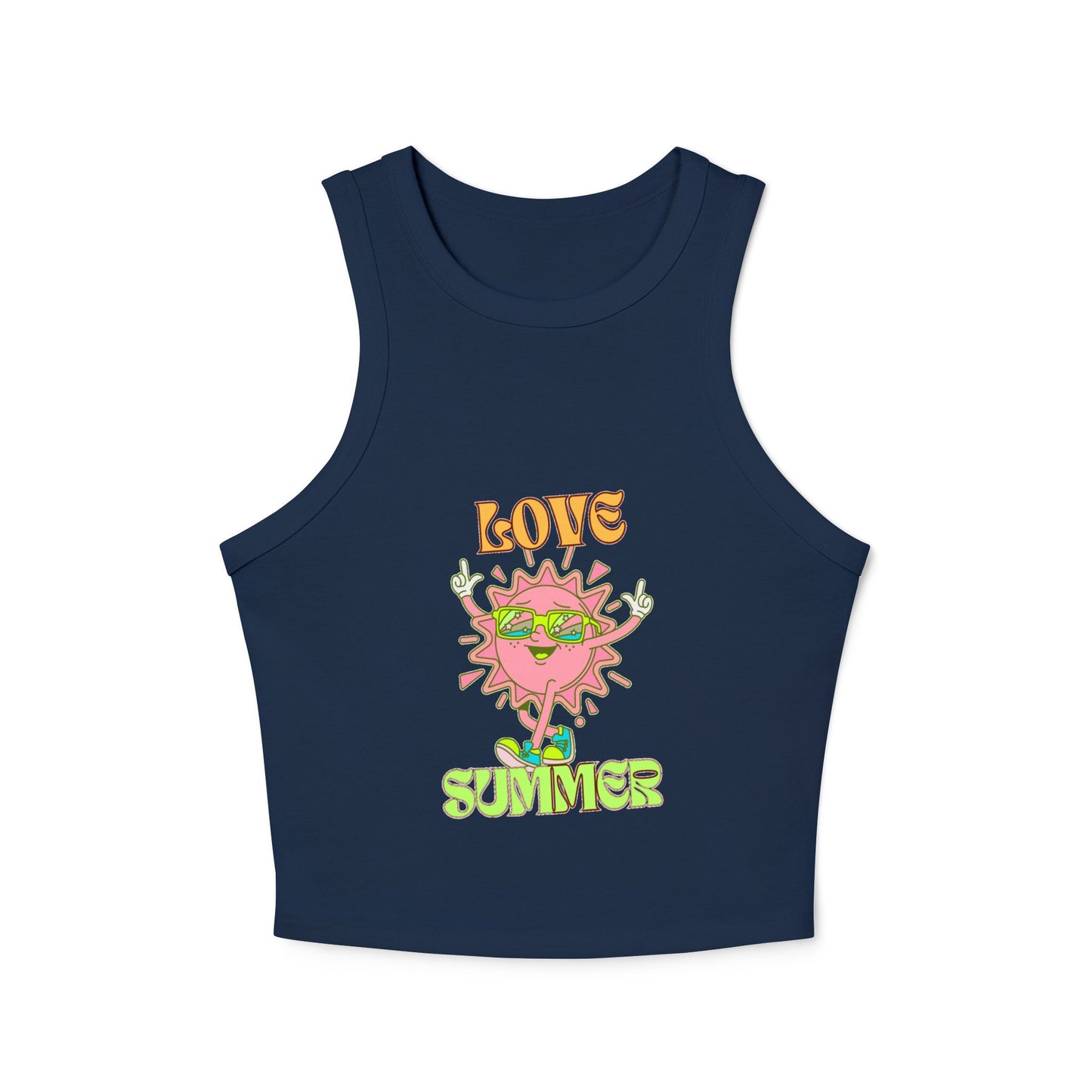 Women's Micro Rib Racer Tank Top
