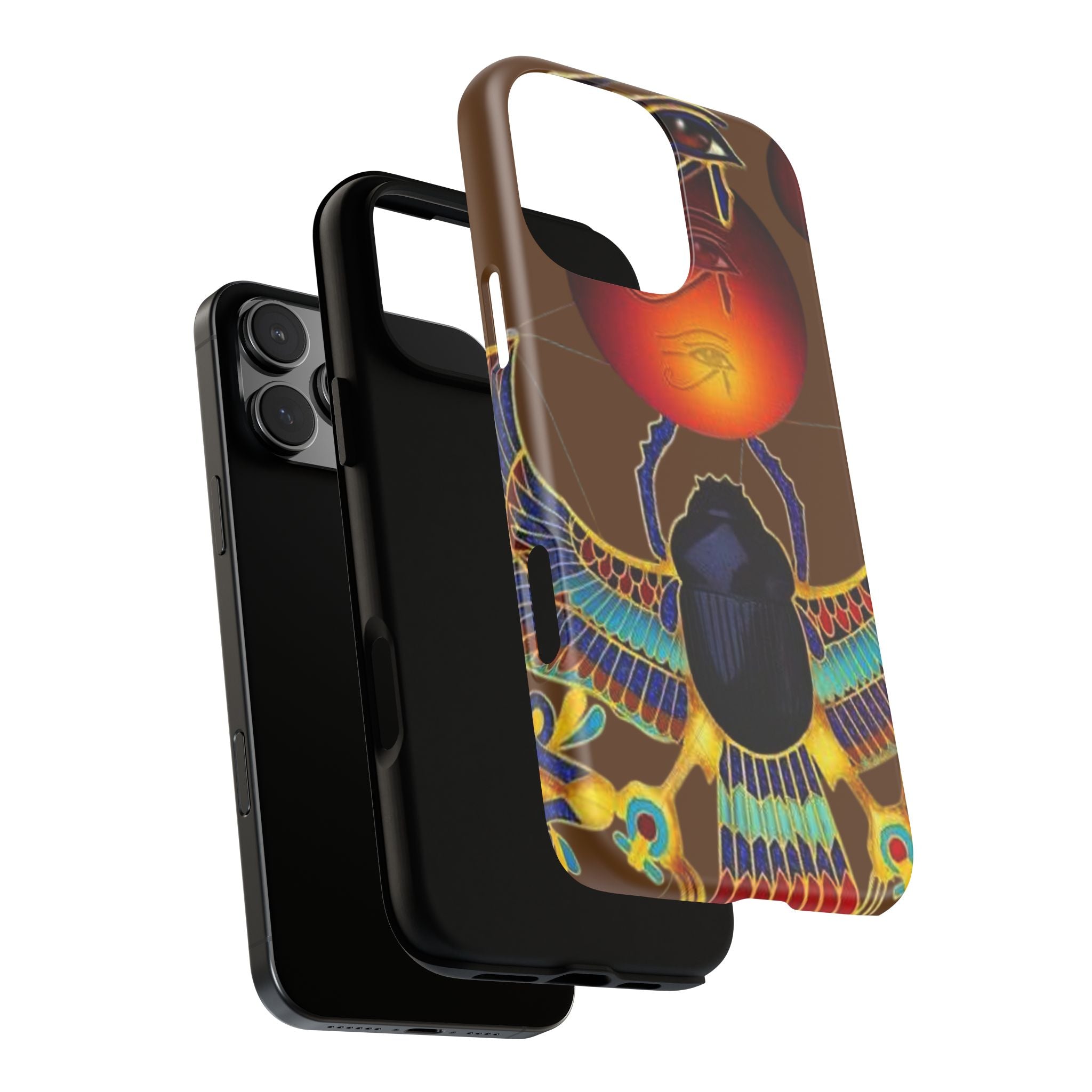 Egyptian Scarab Phone Case | Tough Cases for Unique Style, Protective Cases, Artistic Phone Covers, Gifts for Art Lovers