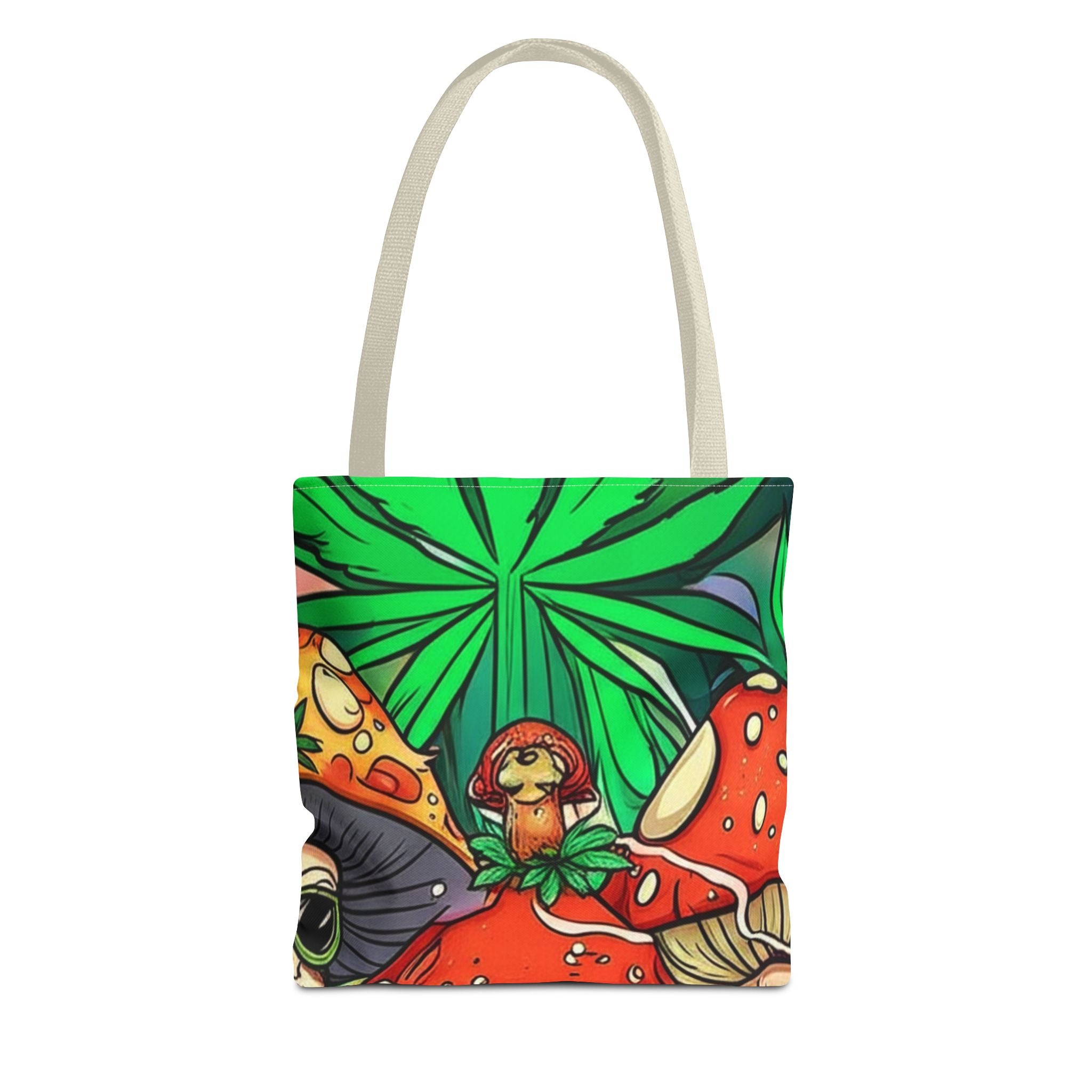 Colorful Cartoon Tote Bag - Quirky Design for Everyday Use, Eco-Friendly Shopping Bag, Perfect Gift for Art Lovers & Festivals