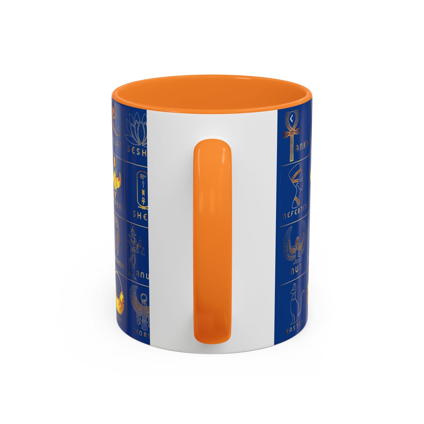Egyptian Themed Mug, Colorful Coffee Cup, Unique Gift for Her, Art Print Mug, Home Decor, Office Tumbler, Coffee Lover Gift