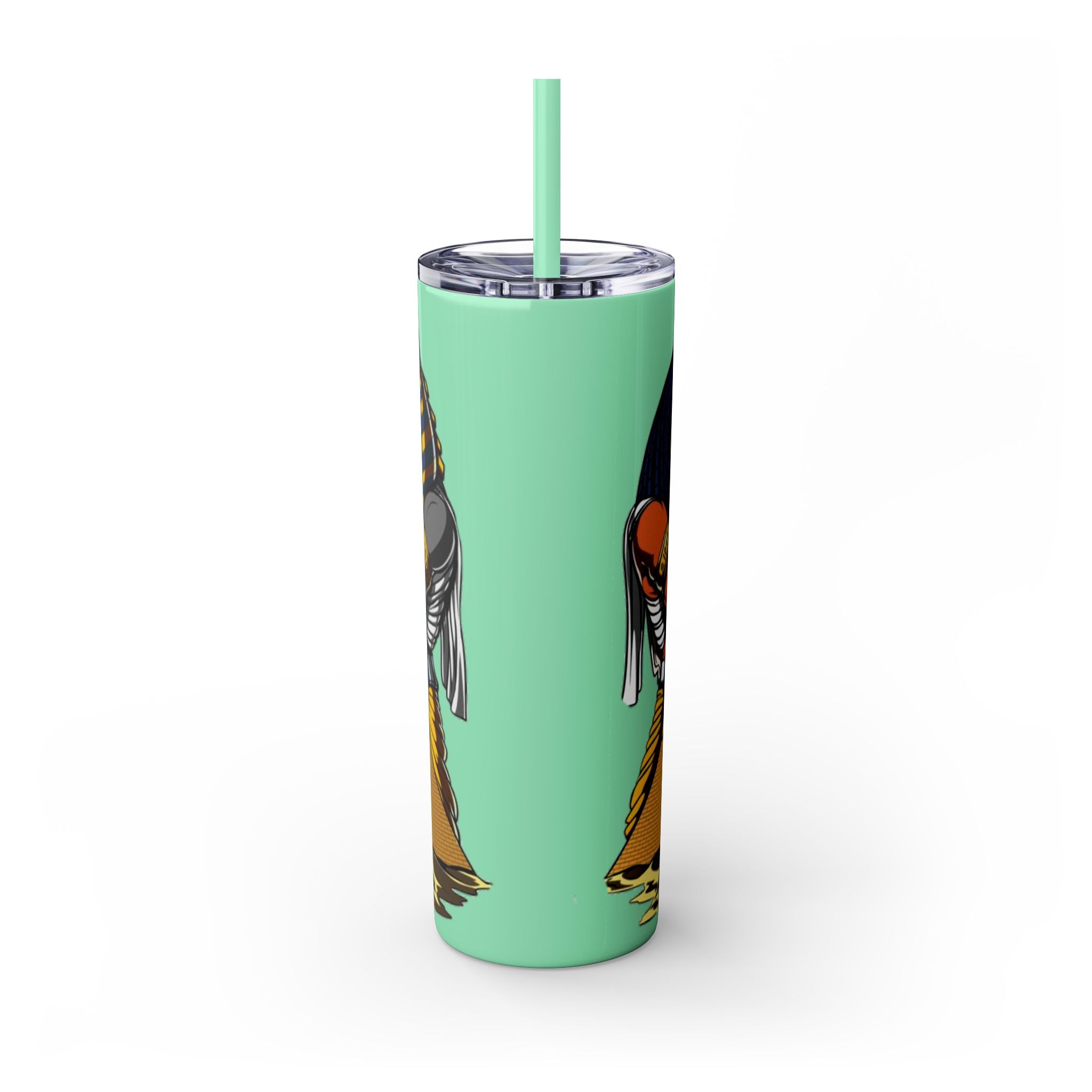 Skinny Tumbler with Straw, 20oz