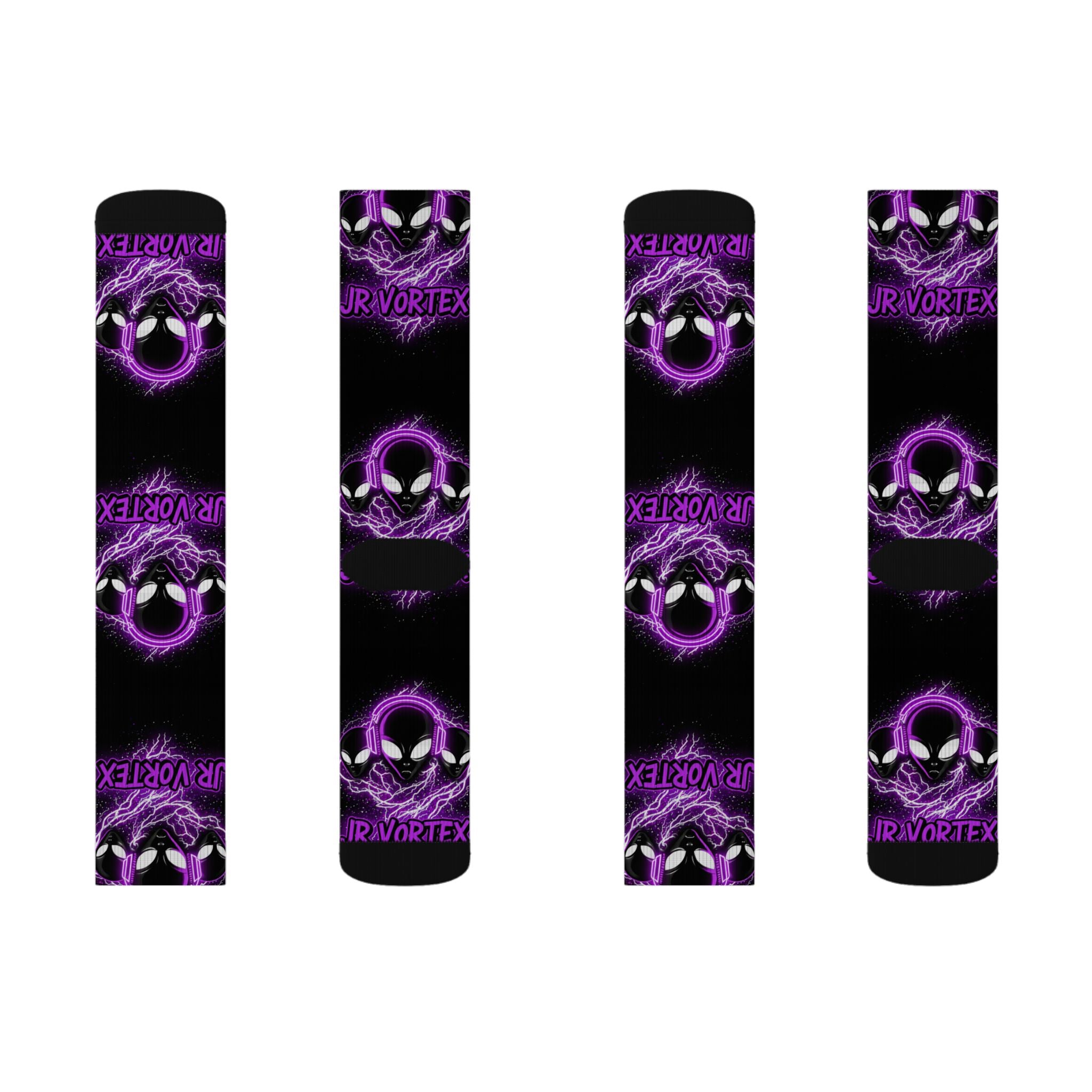 Socks JR Vortex Purple Aliens Sublimation