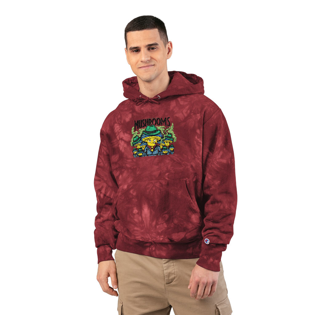 Unisex Champion Tie-Dye Hoodie (Embroidery)