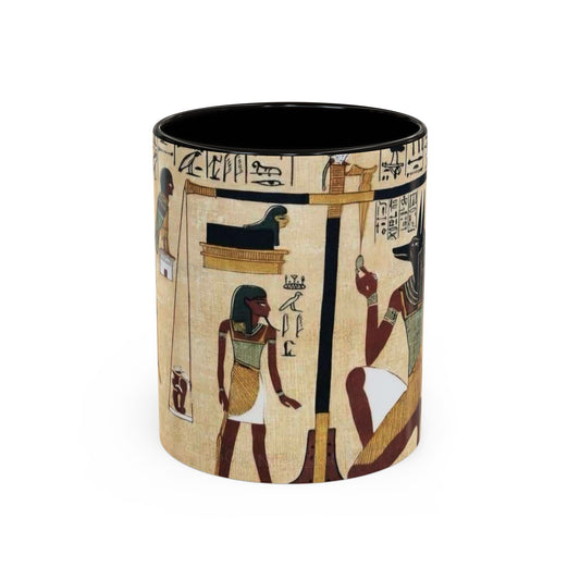 Ancient Egyptian Themed Coffee Mug - Colorful 11oz & 15oz | Unique Art Gift for History Lovers
