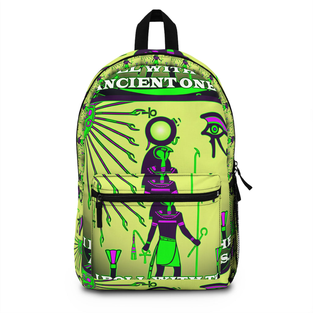 Ancient Egyptian Inspired Backpack, Trendy School Bag, Unique Travel Accessory, Gift for Students, Festival Backpack