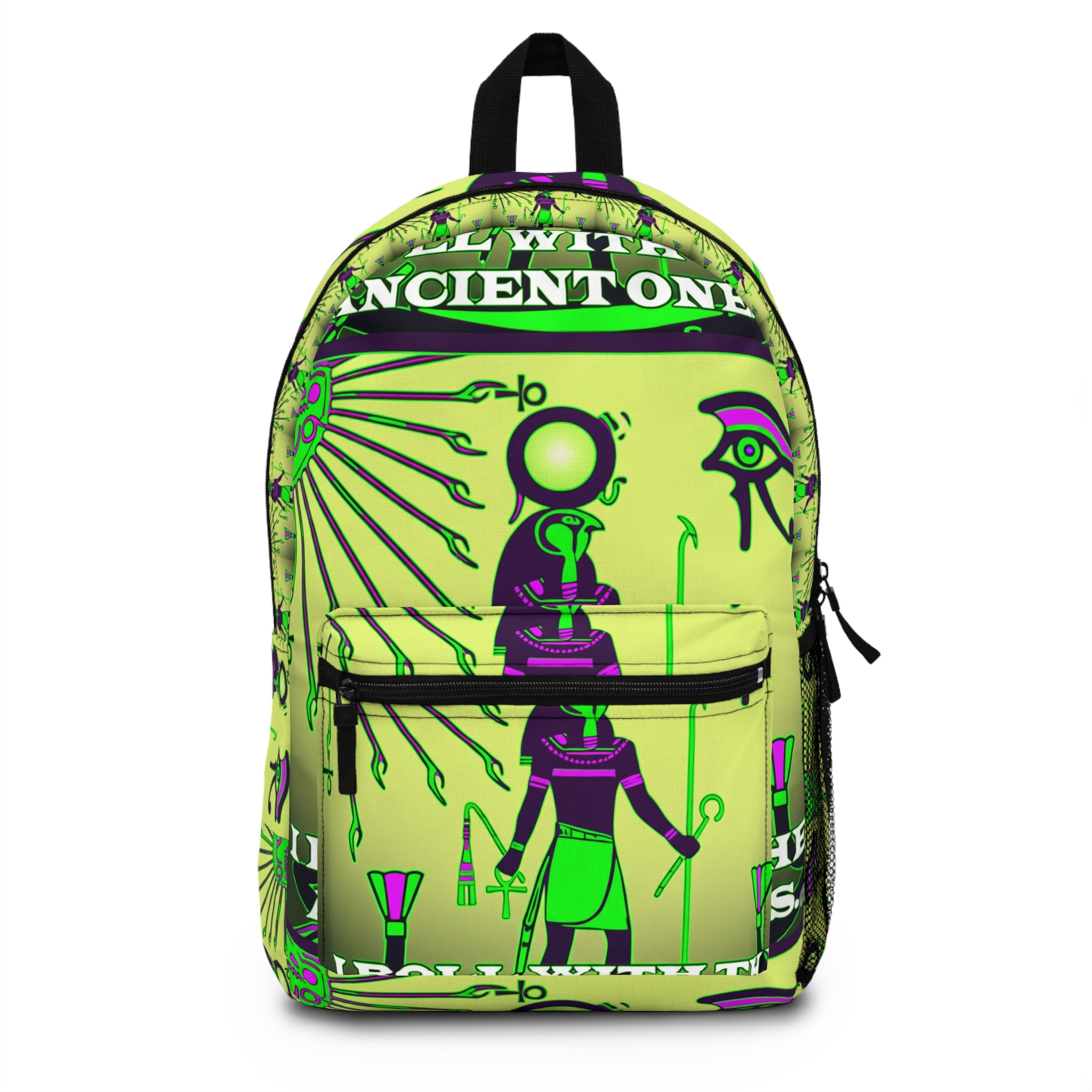 Ancient Egyptian Inspired Backpack, Trendy School Bag, Unique Travel Accessory, Gift for Students, Festival Backpack