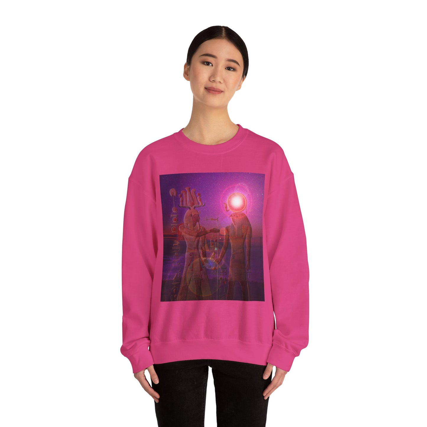 Cosmic Connection Sweatshirt, Unisex Crewneck, Space Art Apparel, Gift for Sci-Fi Lovers, Trendy Casual Wear