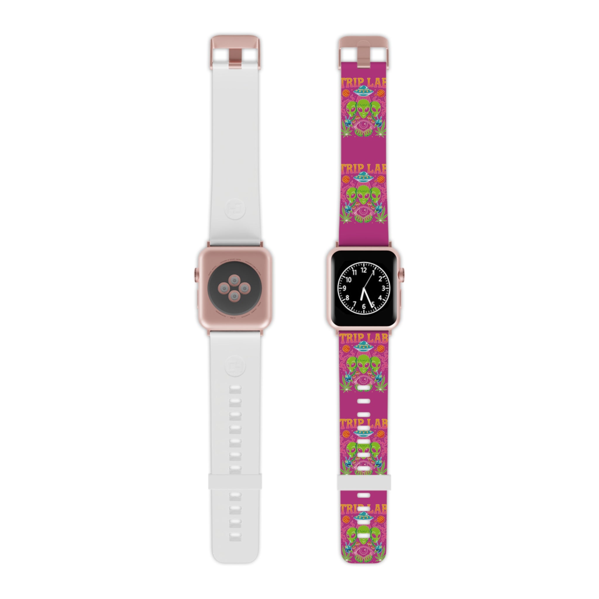 Vibrant Witchy Apple Watch Band - Trip Lab Design, Unique Watch Strap, Colorful Accessory, Festival Gear, Trendy Techwear