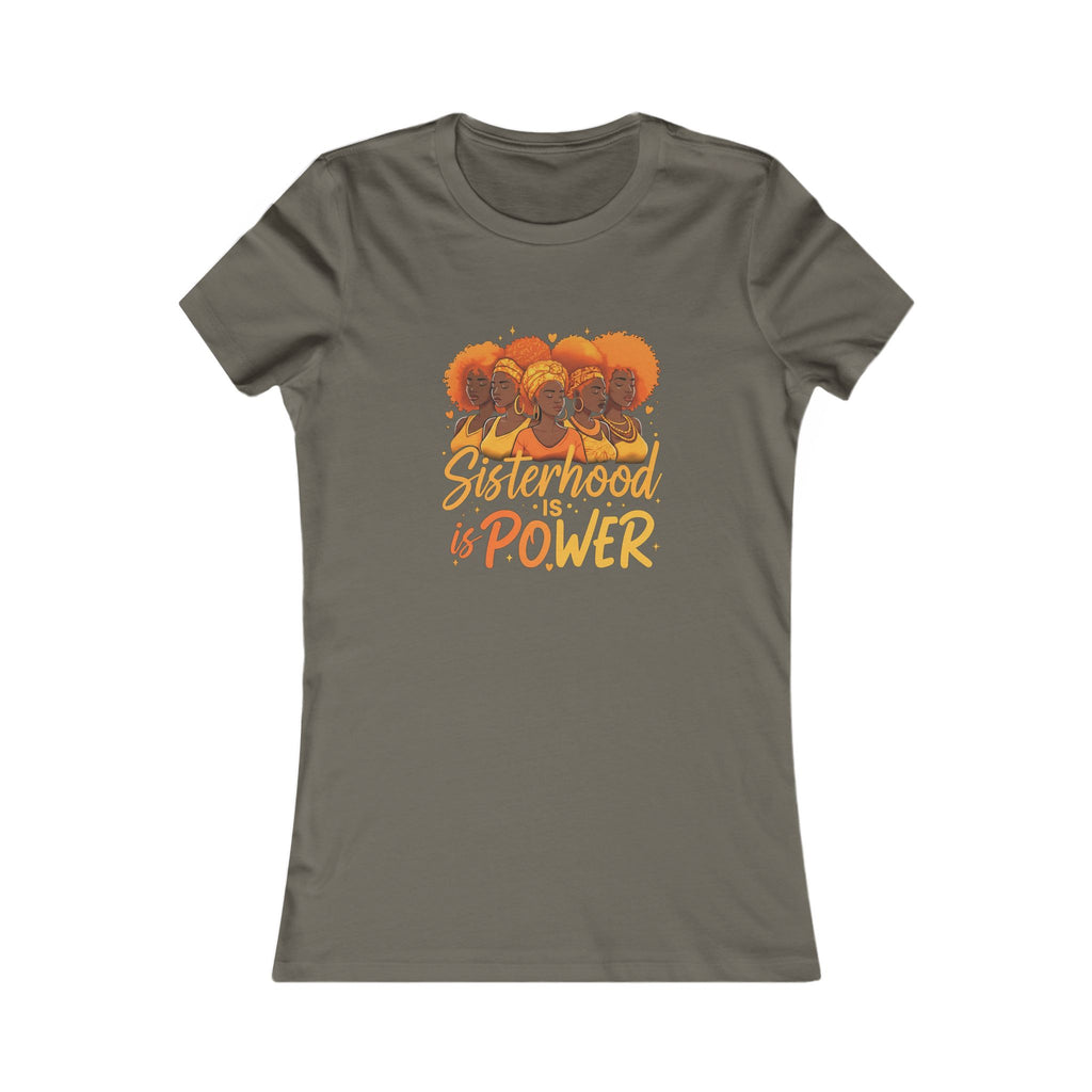 Sisterhood is Power Tee | Empowerment T-Shirt, Women's Casual Wear, Gifts for Her, Black History Month, Women's Day