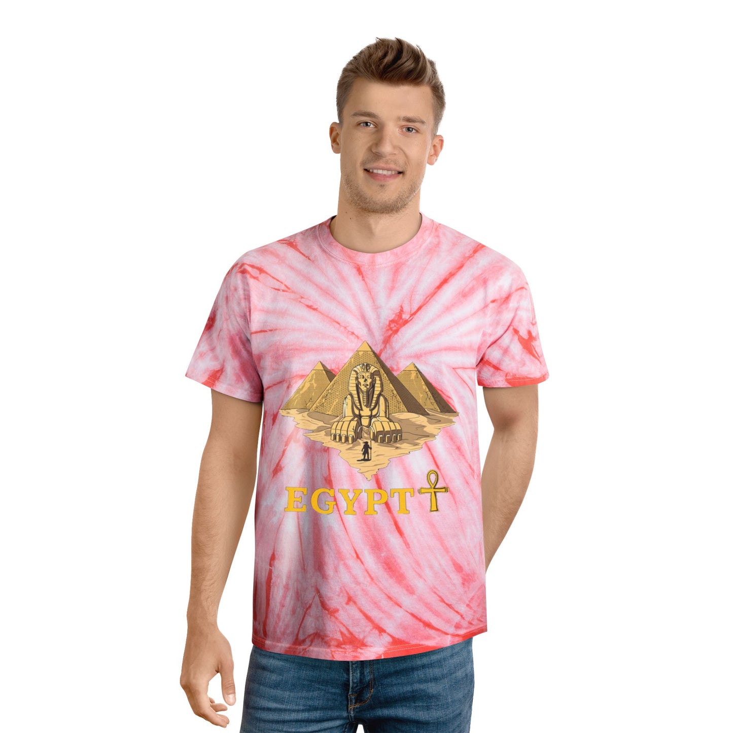 Egyptian Cyclone Tie-Dye Tee👍 | Boho Style Shirt, Vintage Inspired Apparel, Festival Fashion, Summer Outfit, Unique Gift