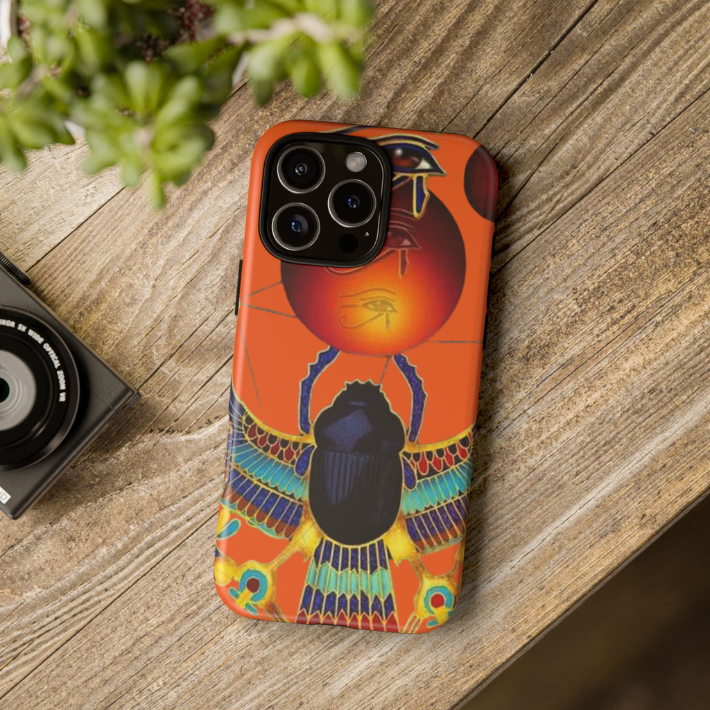 Egyptian-Inspired Phone Case, Tough Phone Cover, Unique Protective Case, Gift for Her, Vibrant Egyptian Art