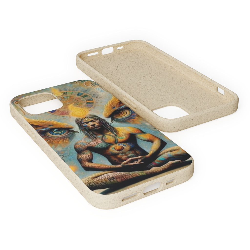 Eco-Friendly Biodegradable Phone Case with Spiritual Design