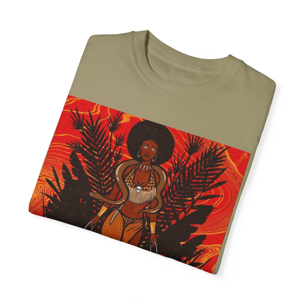 Bold Jungle Goddess Unisex T-Shirt | Vibrant Graphic Tee