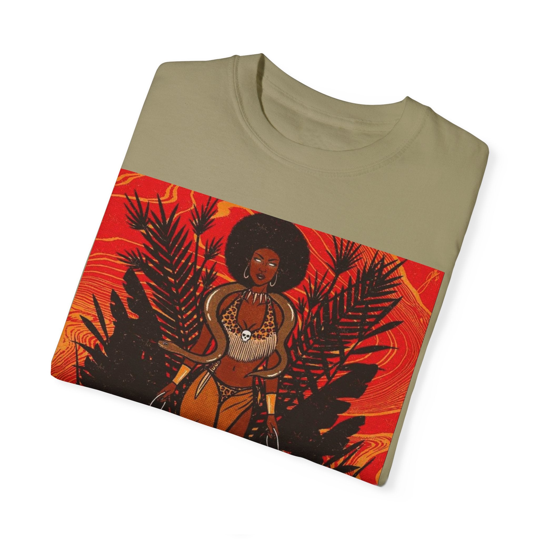 Bold Jungle Goddess Unisex T-Shirt | Vibrant Graphic Tee