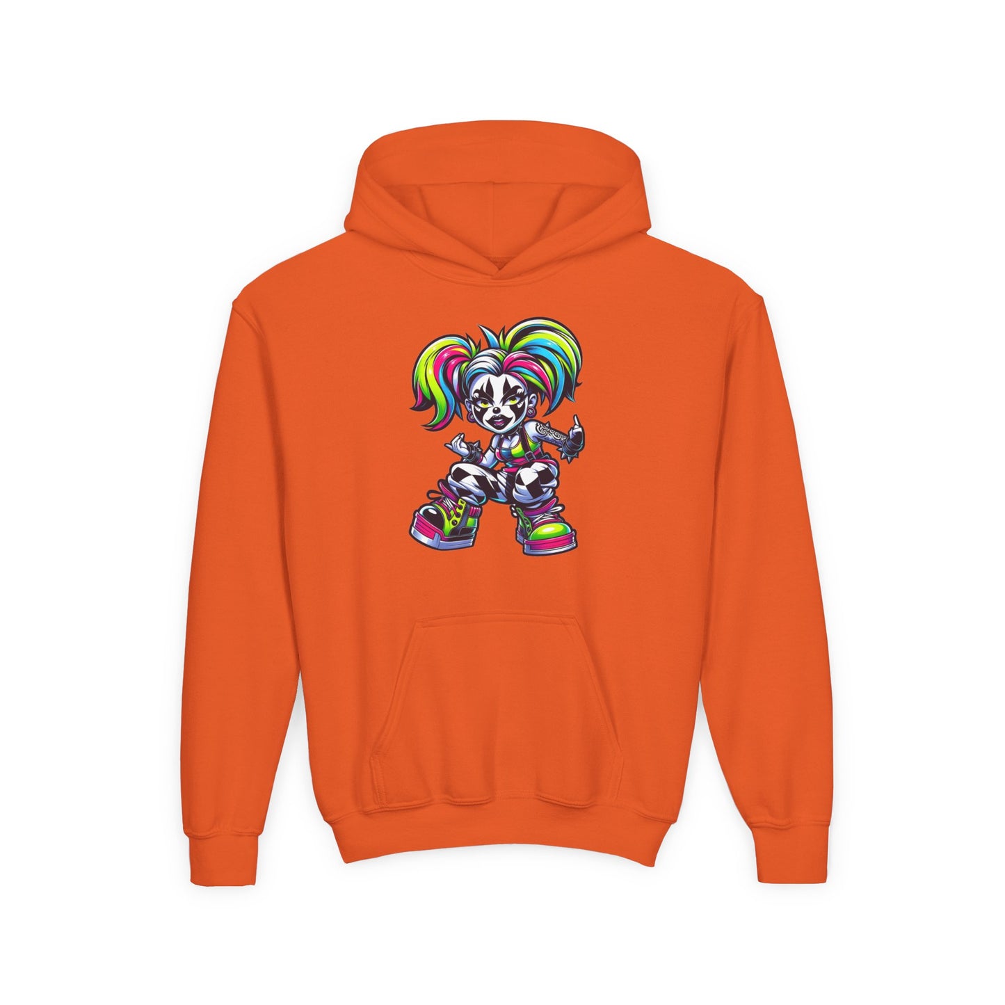 Youth Hooded Sweatshirt with Colorful Cool Panda Design, Fun Hoodie for Kids, Perfect Gift for Birthdays and Holidays, Cozy [...]