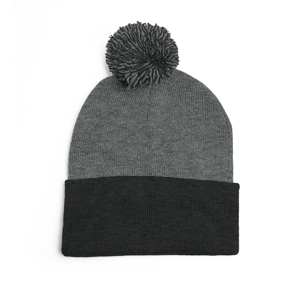 Pom-Pom Knit Cap (Embroidery)