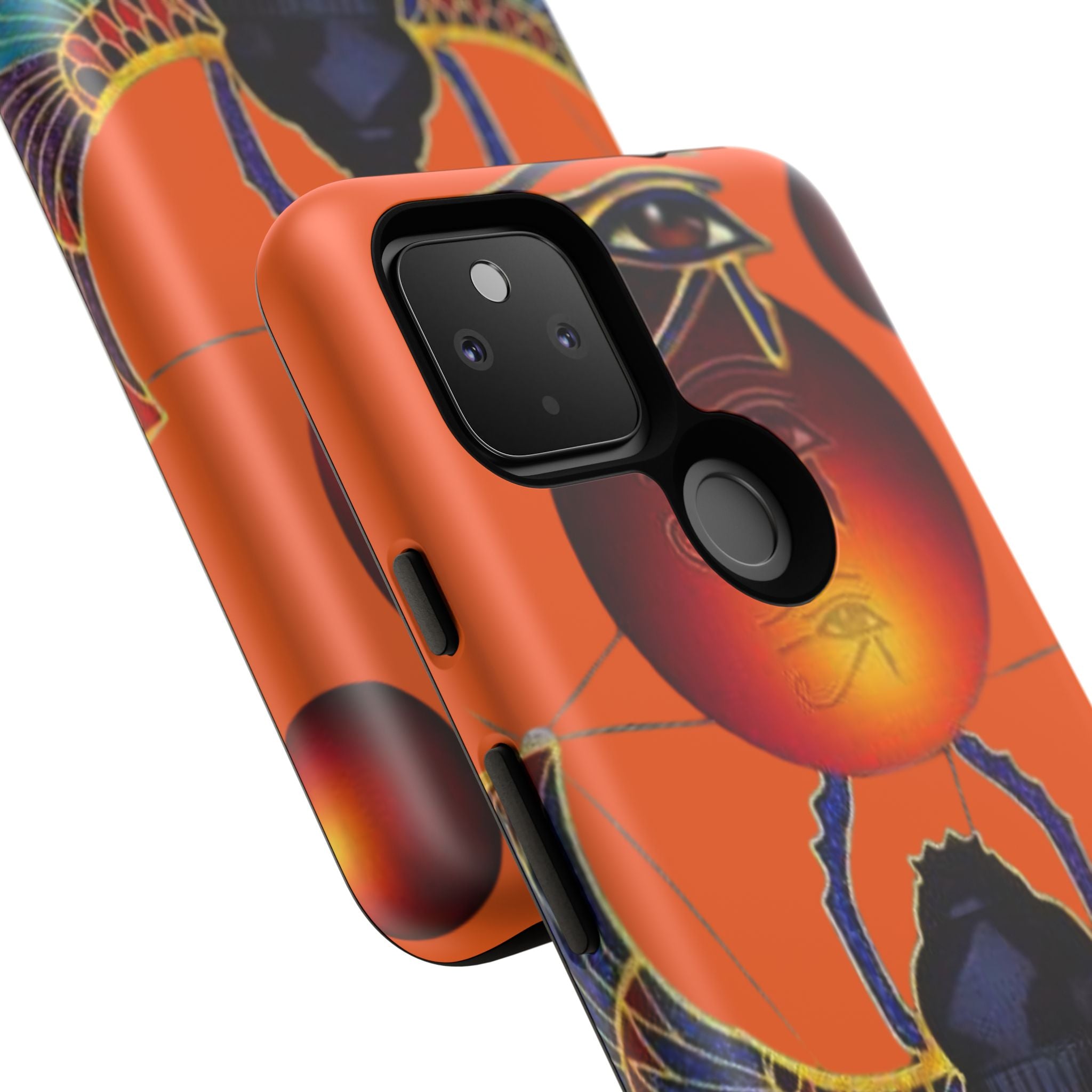 Egyptian-Inspired Phone Case, Tough Phone Cover, Unique Protective Case, Gift for Her, Vibrant Egyptian Art