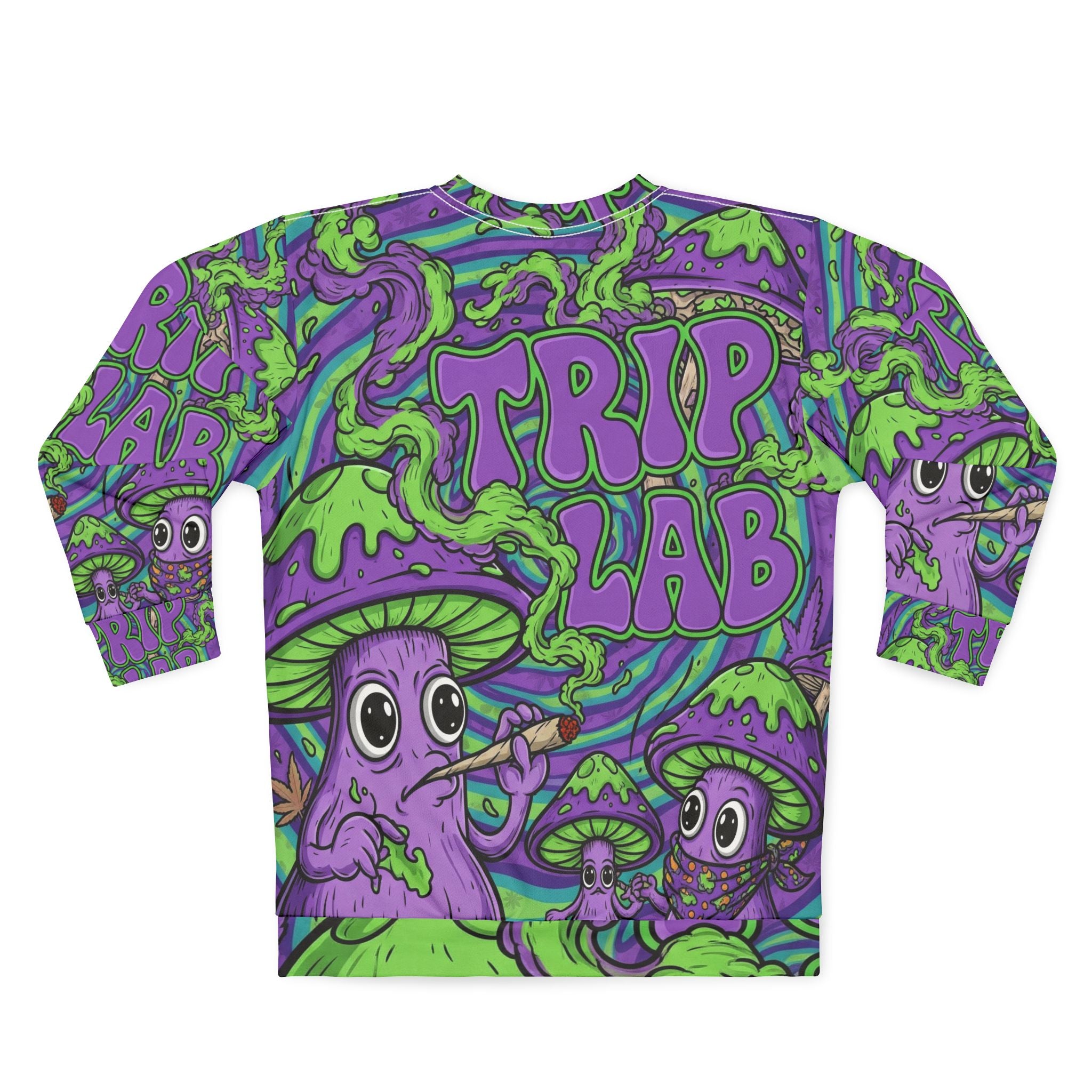 Trip Lab  high mushrooms Sweatshirt (AOP)