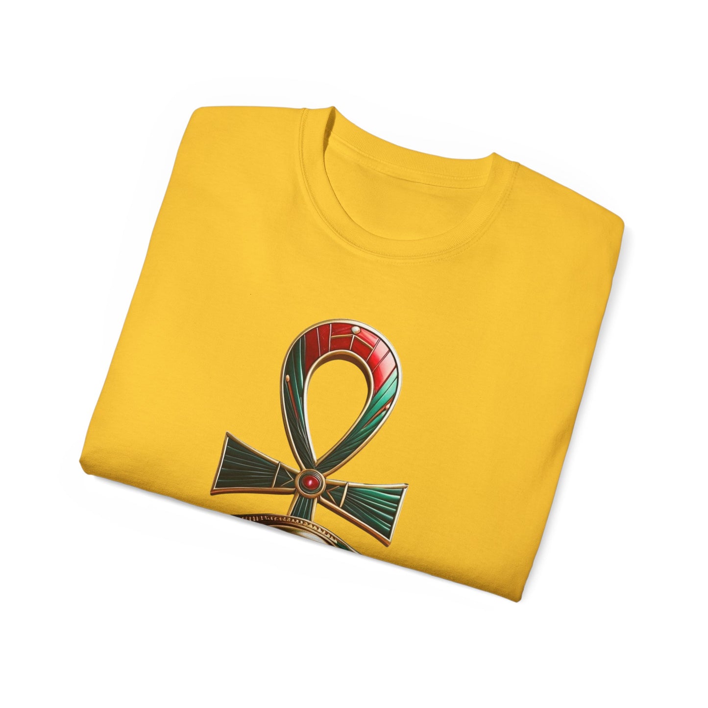 Vintage Egyptian Symbol Tee, Casual Unisex Shirt, Gifts for Historians, Unique Statement Tee, Festival Wear