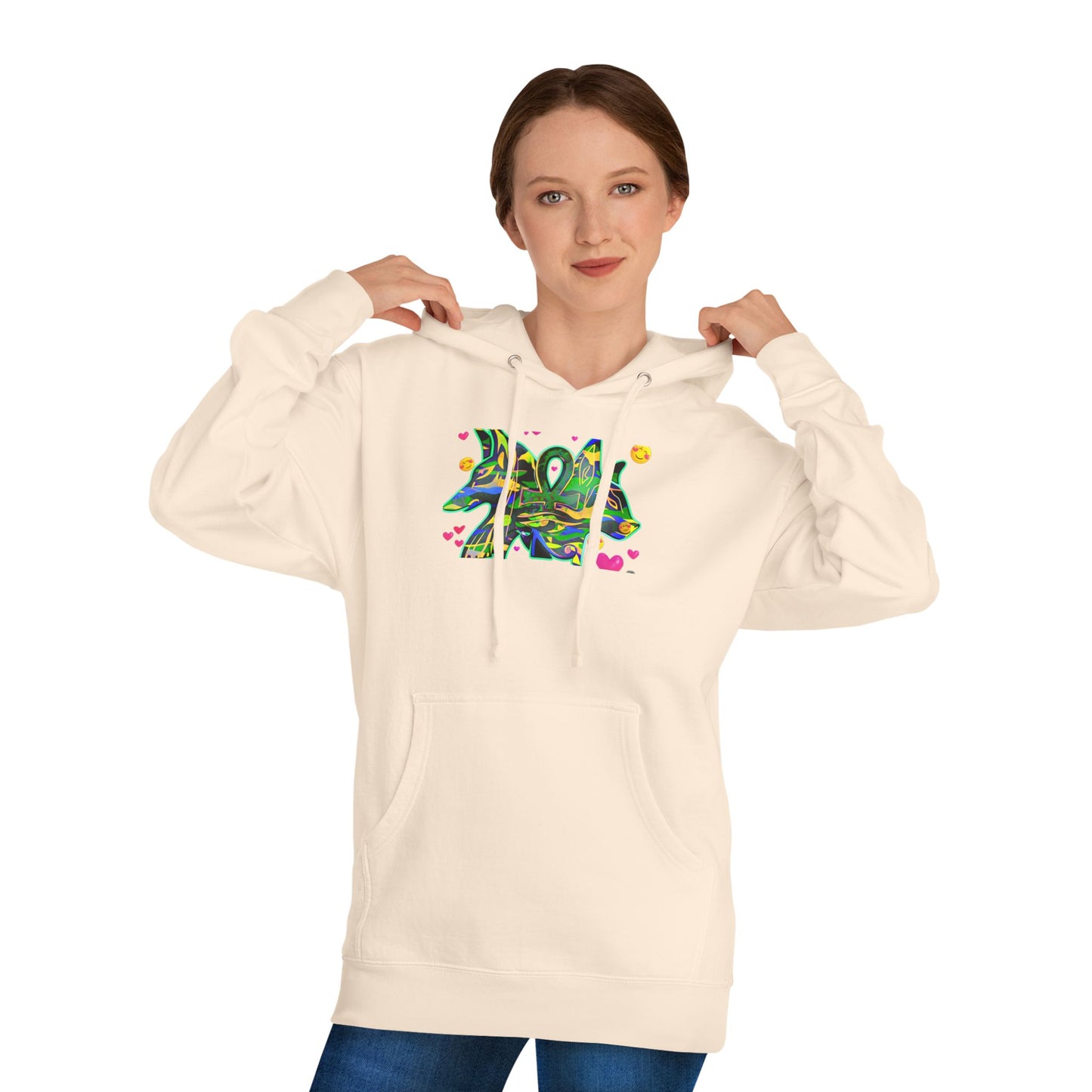 Vibrant Unisex Hooded Sweatshirt with Colorful Abstract Design, Cozy Streetwear, Gift for Art Lovers, Casual Wear, Trendy Style, [...]